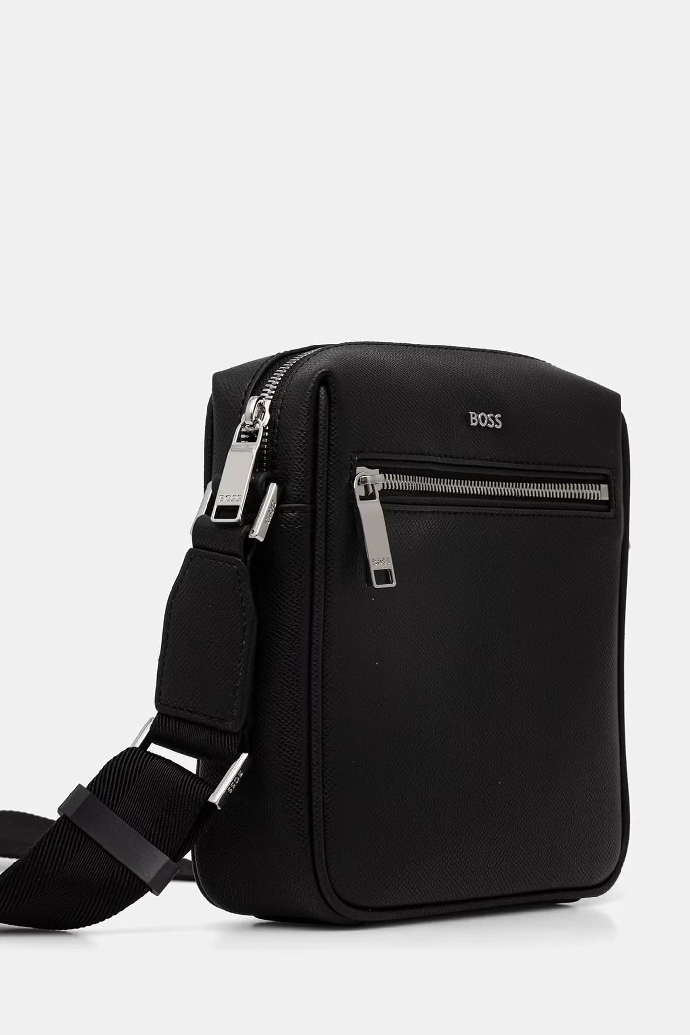 Мужская кожаная сумка через плечо - фото 2