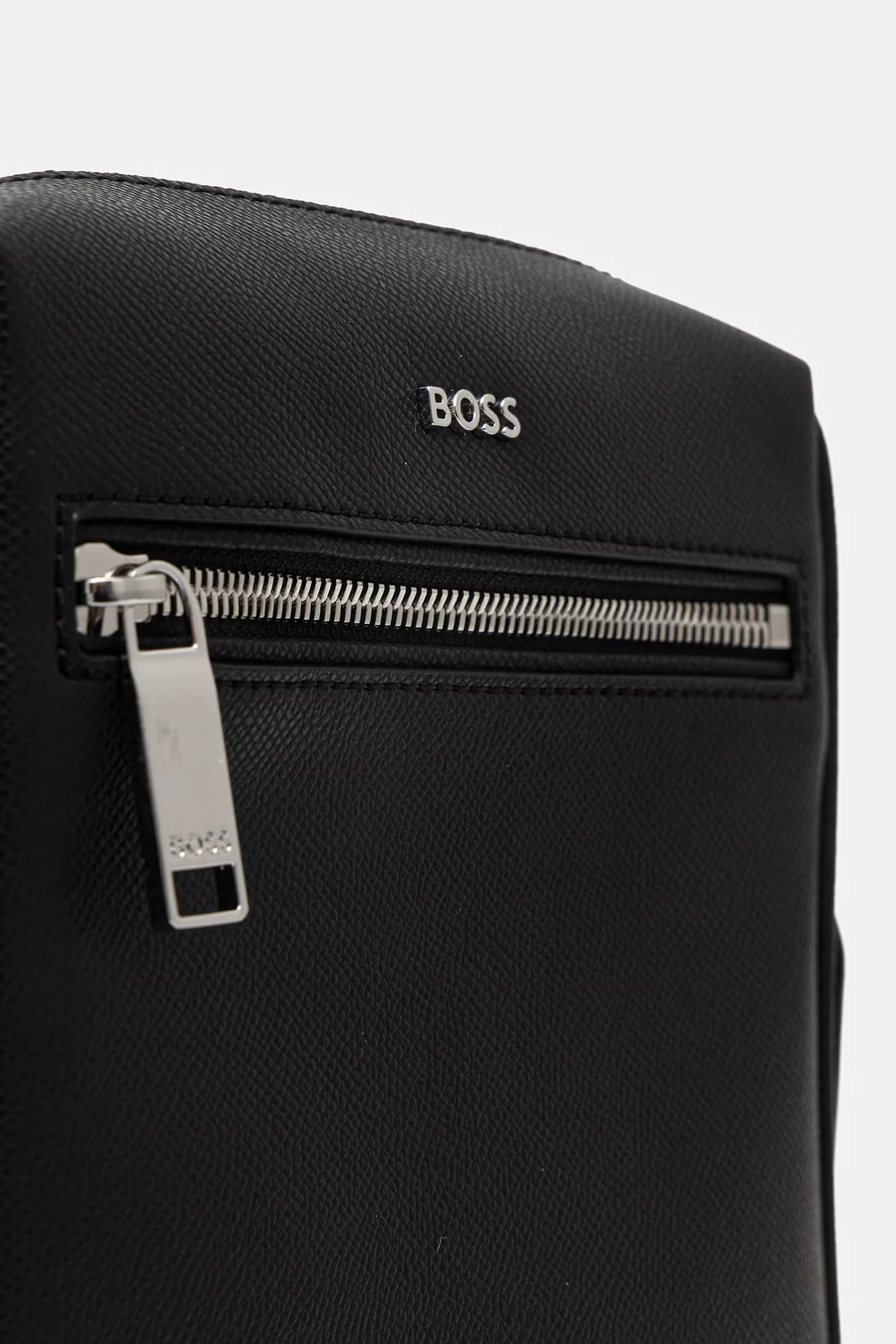 Мужская кожаная сумка через плечо - фото 4