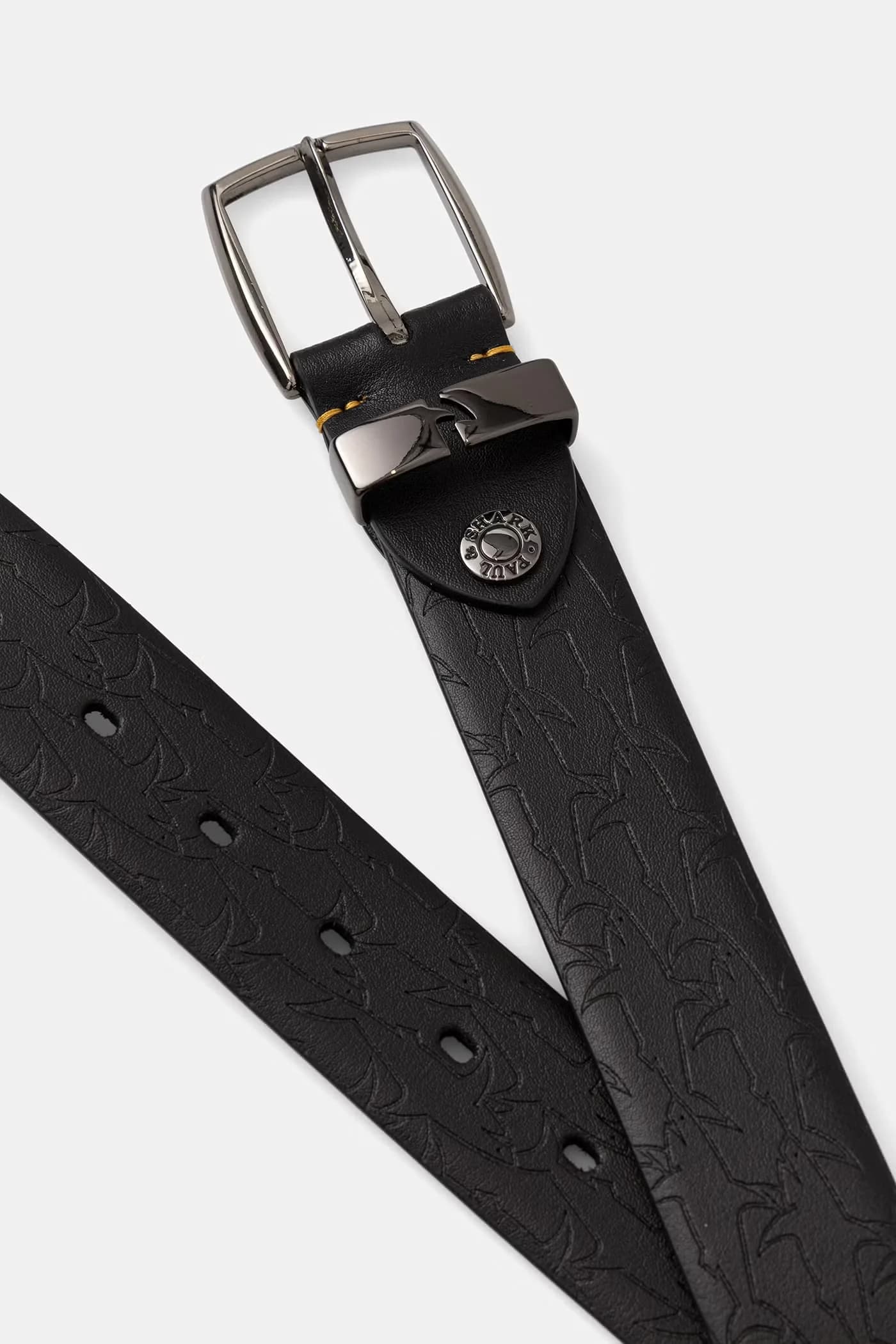 Мужской кожаный ремень - фото 2