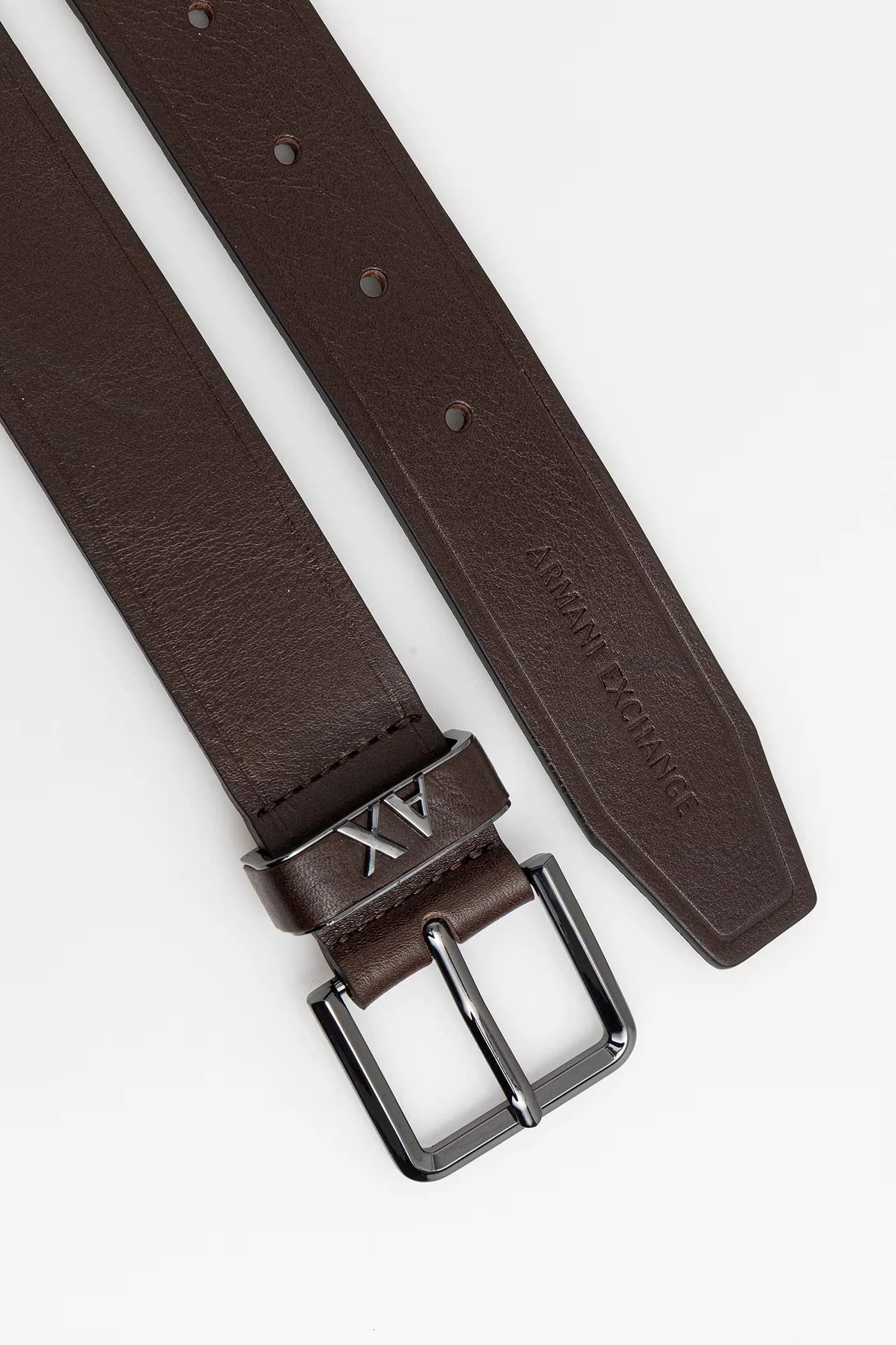 Мужской кожаный ремень - фото 2