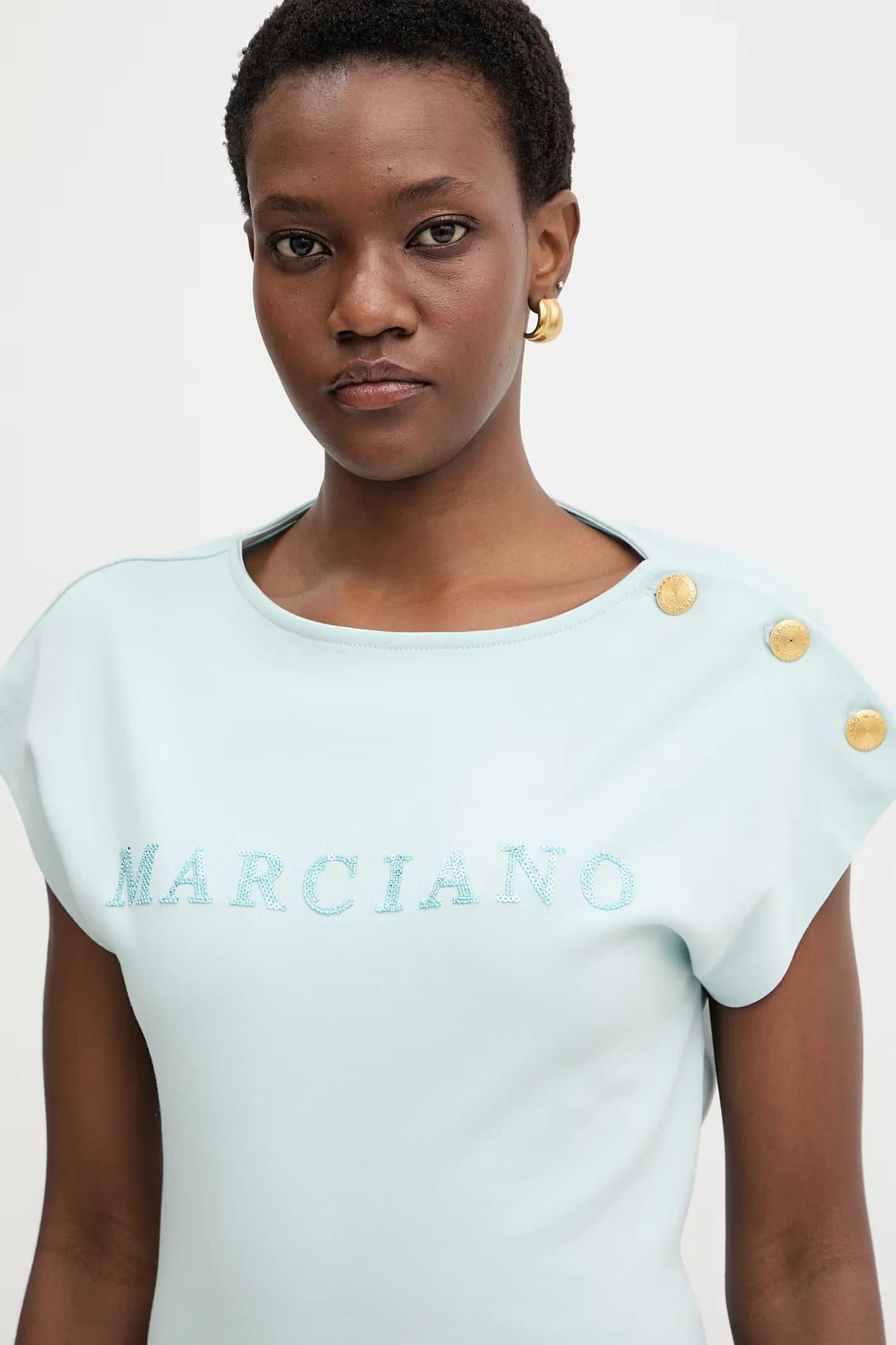 LYRIS женская хлопковая футболка - фото 4