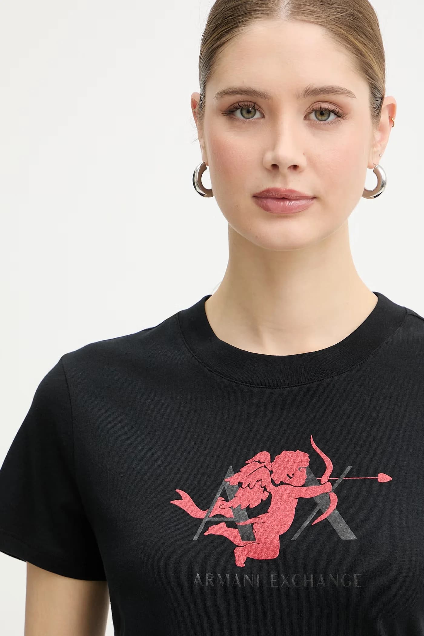 Женская хлопковая футболка - фото 4