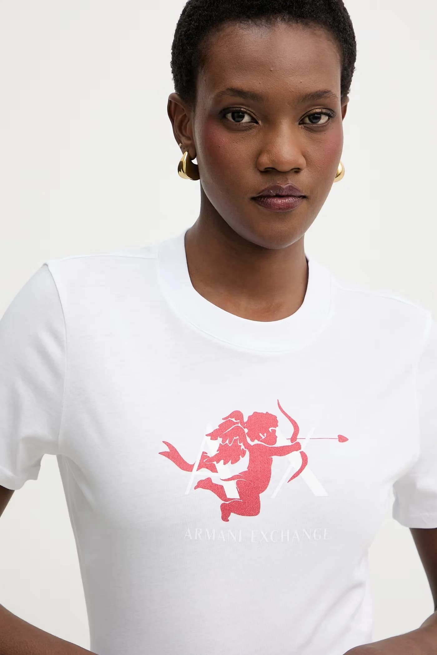 Женская хлопковая футболка - фото 4