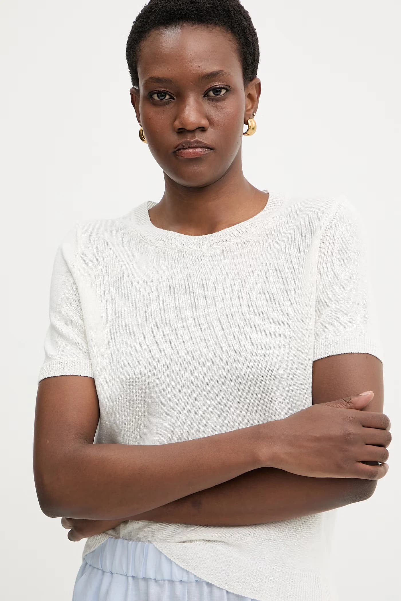 PANCONE женская льняная футболка - фото 4