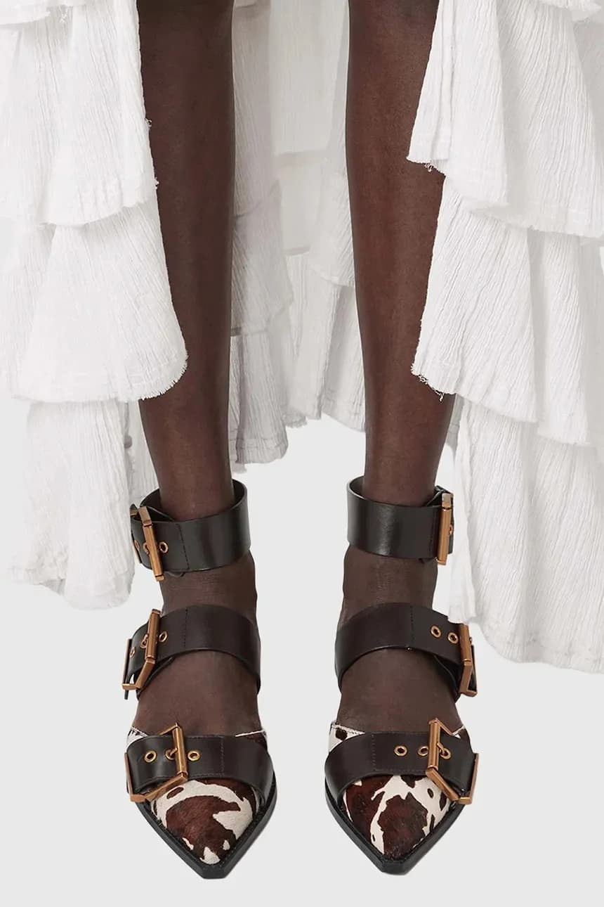 Кожаные балетки Sutton Shoe - фото 6