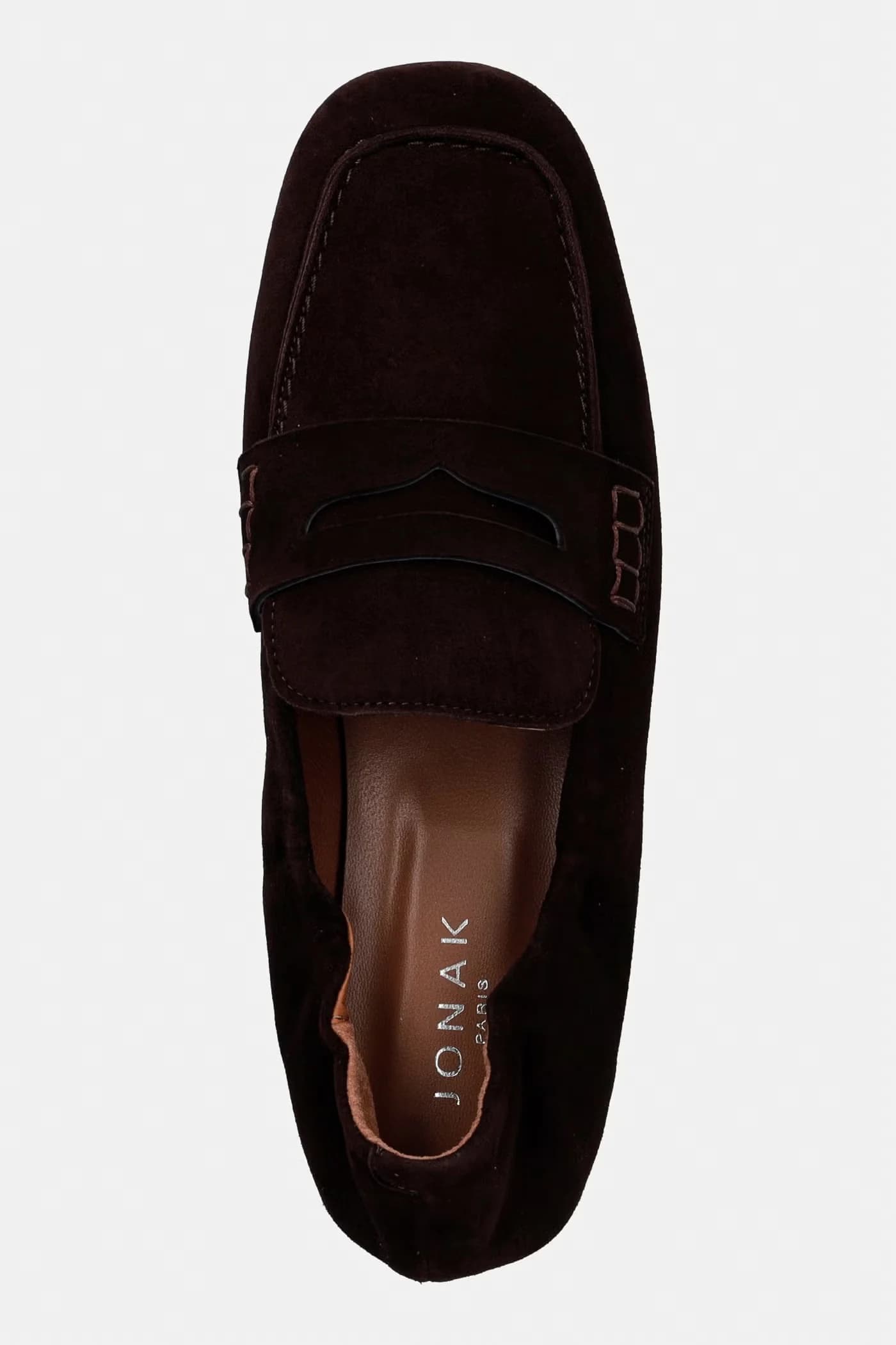DOMINIQUE VELORS Женские замшевые мокасины Marron - фото 4