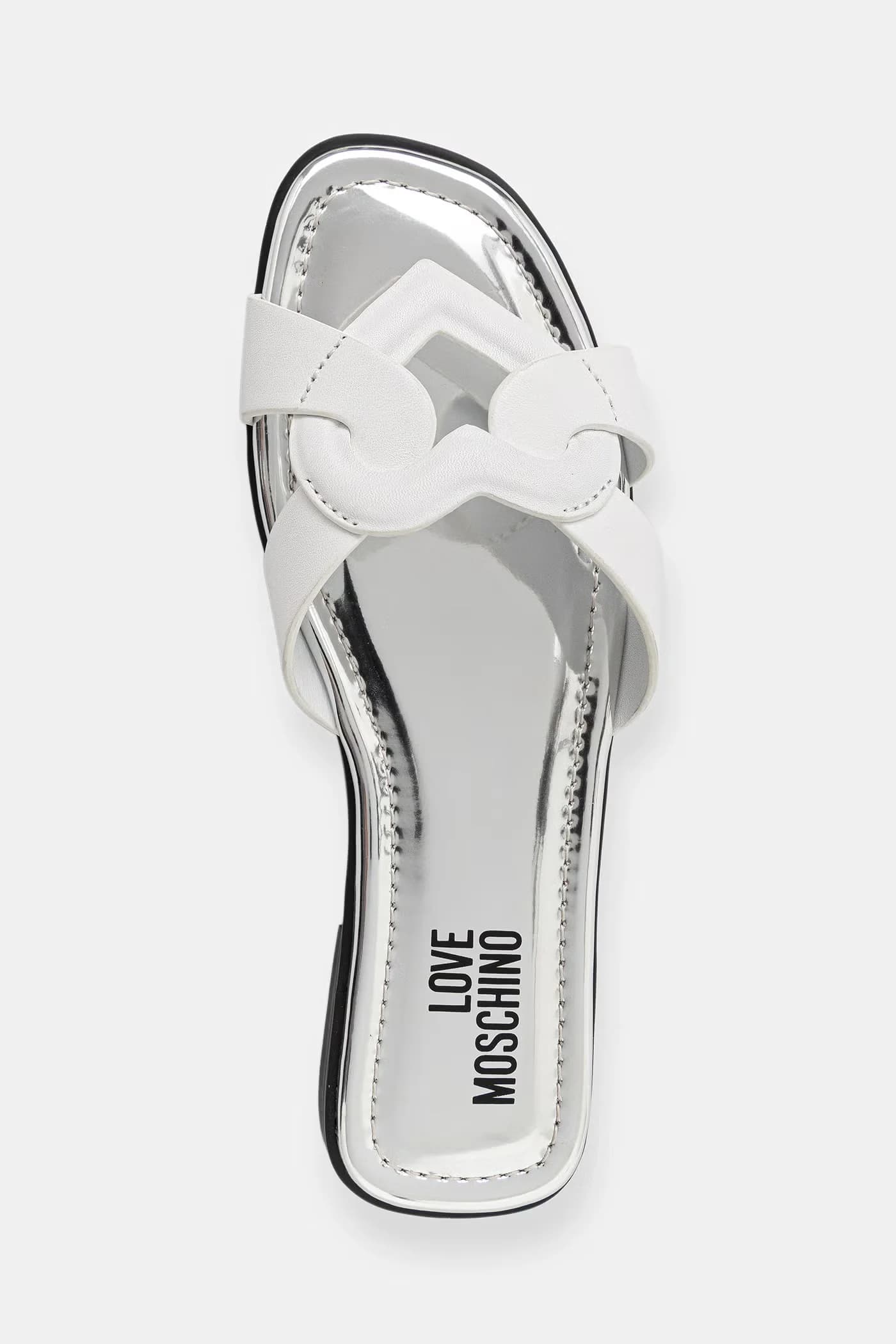 Женские кожаные шлепанцы - фото 4