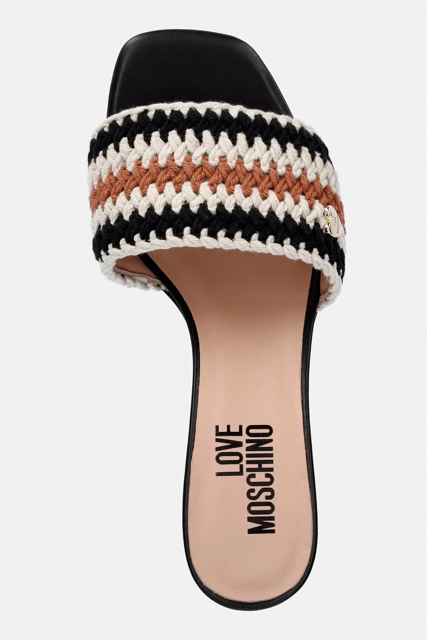 Женские шлепанцы на низком каблуке - фото 4