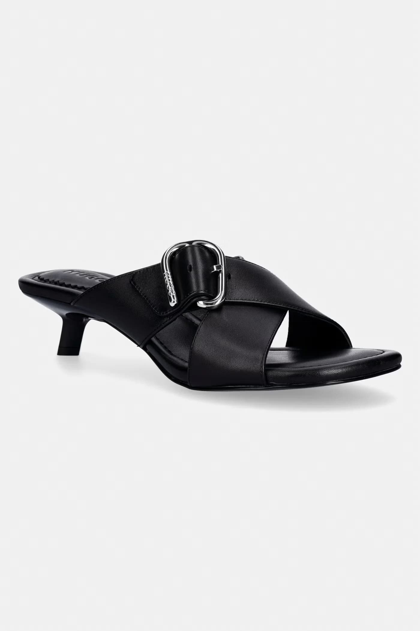 Женские кожаные шлепанцы на низком каблуке Amaryl