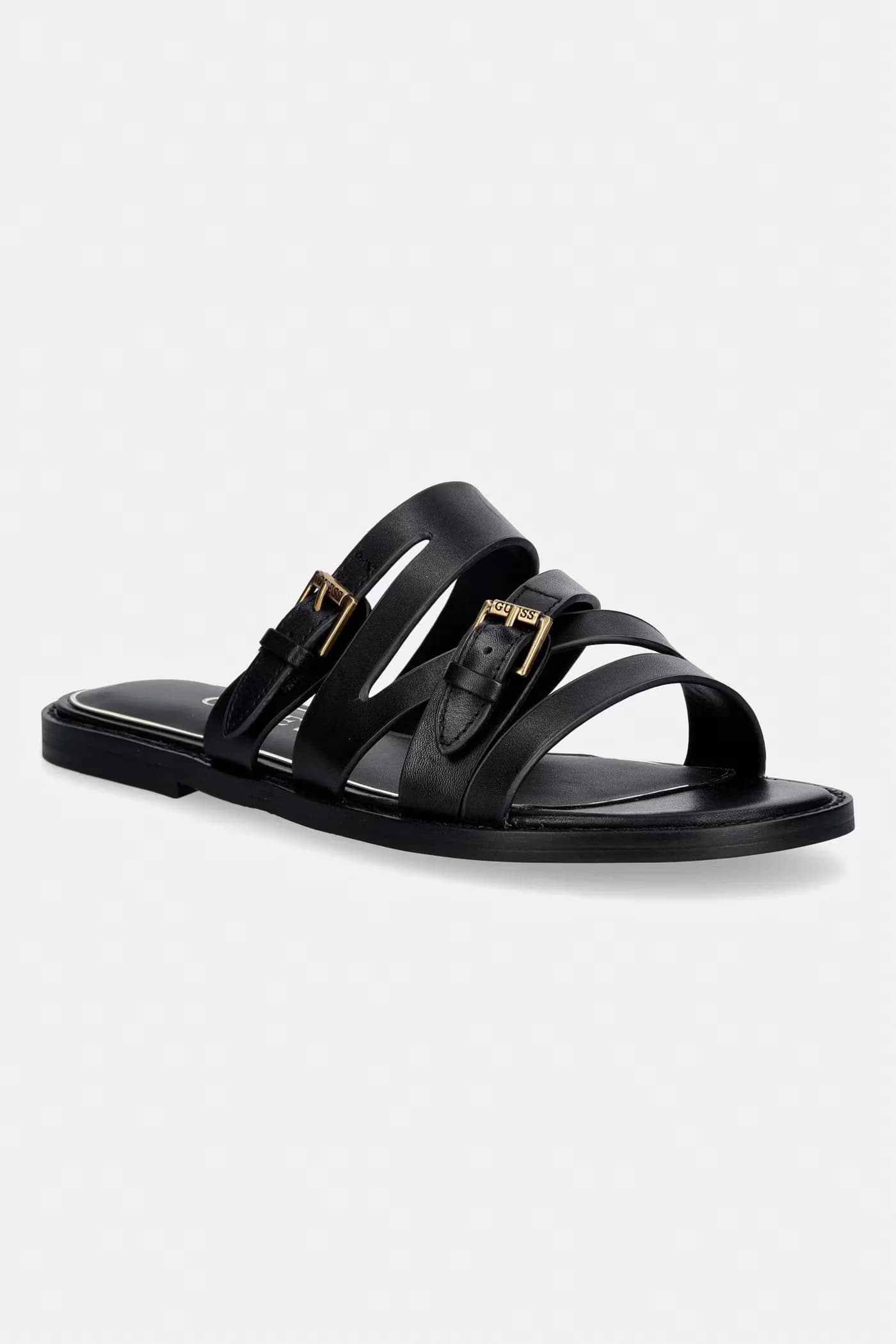 Женские кожаные шлепанцы GREYDEN