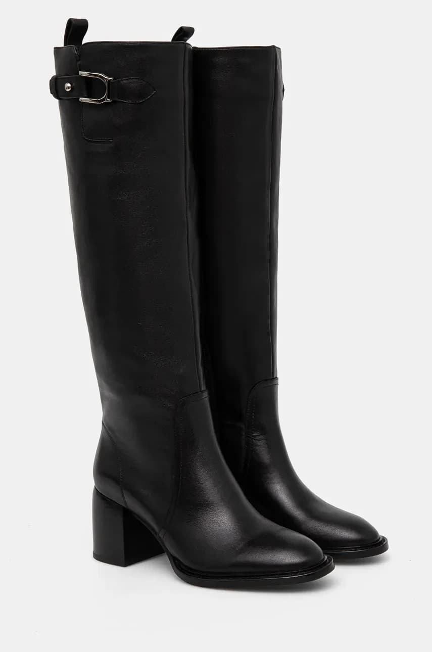 Кожаные сапоги - фото 2