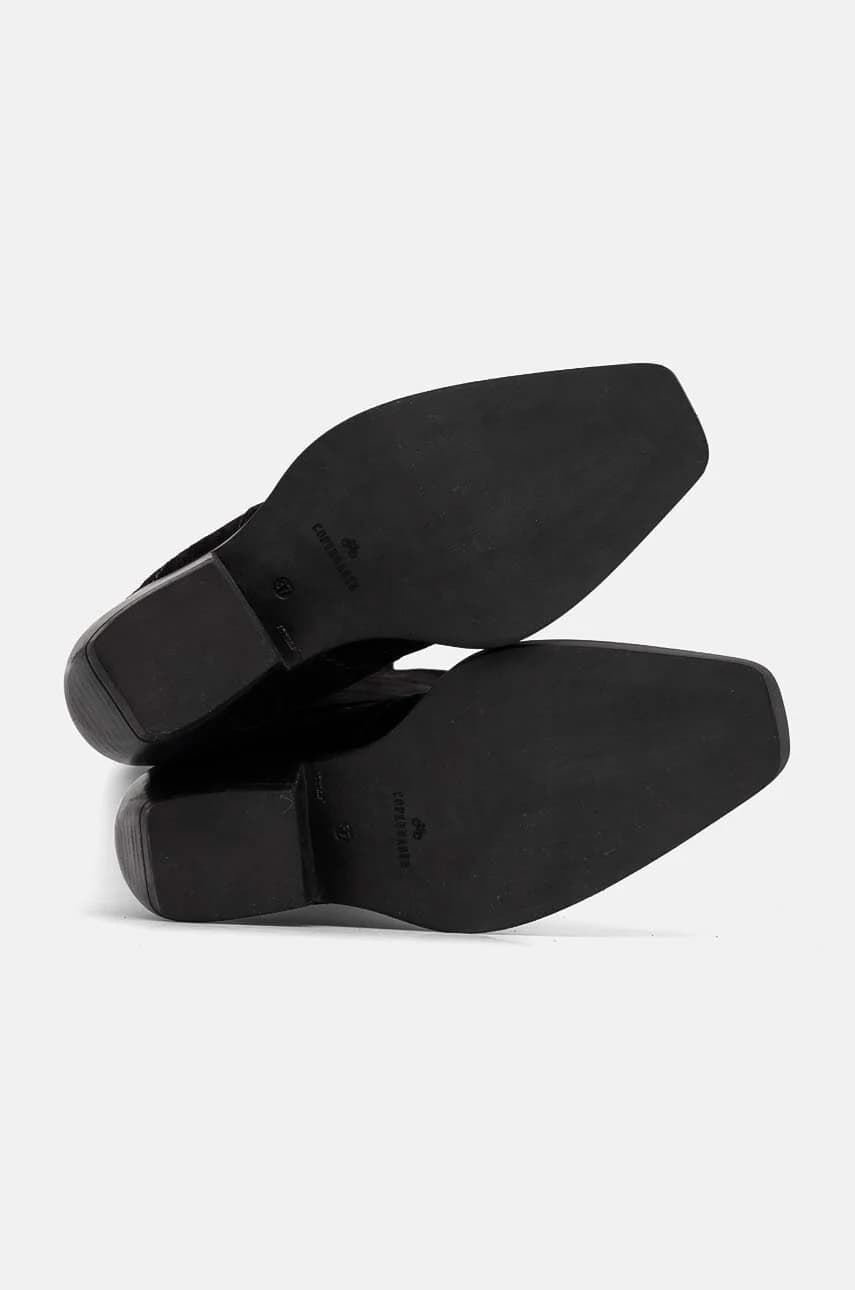 Замшевые ковбойские сапоги - фото 4