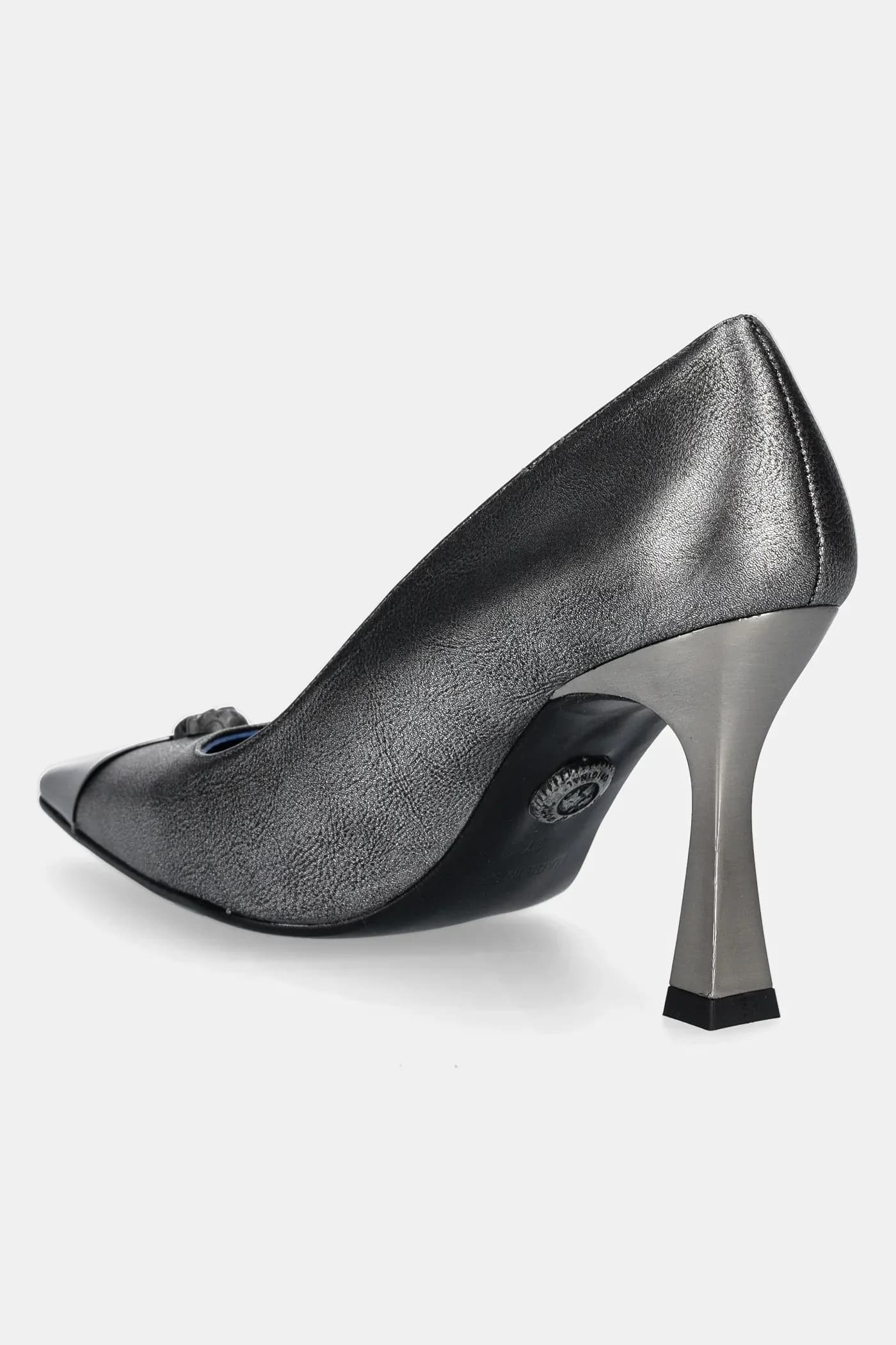 ГИБРИДНЫЕ кожаные туфли на высоком каблуке - фото 3