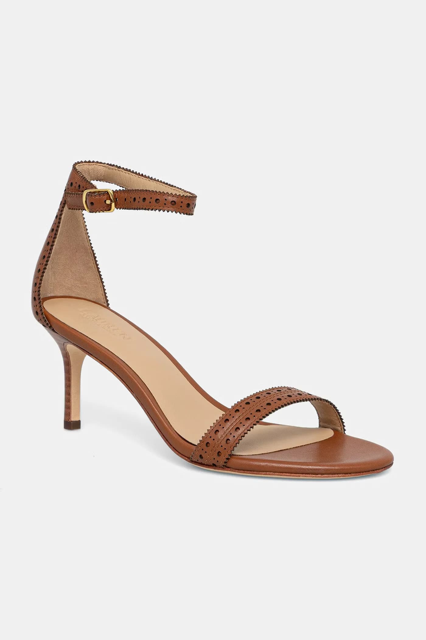 кожаные босоножки Allie M на высоком каблуке