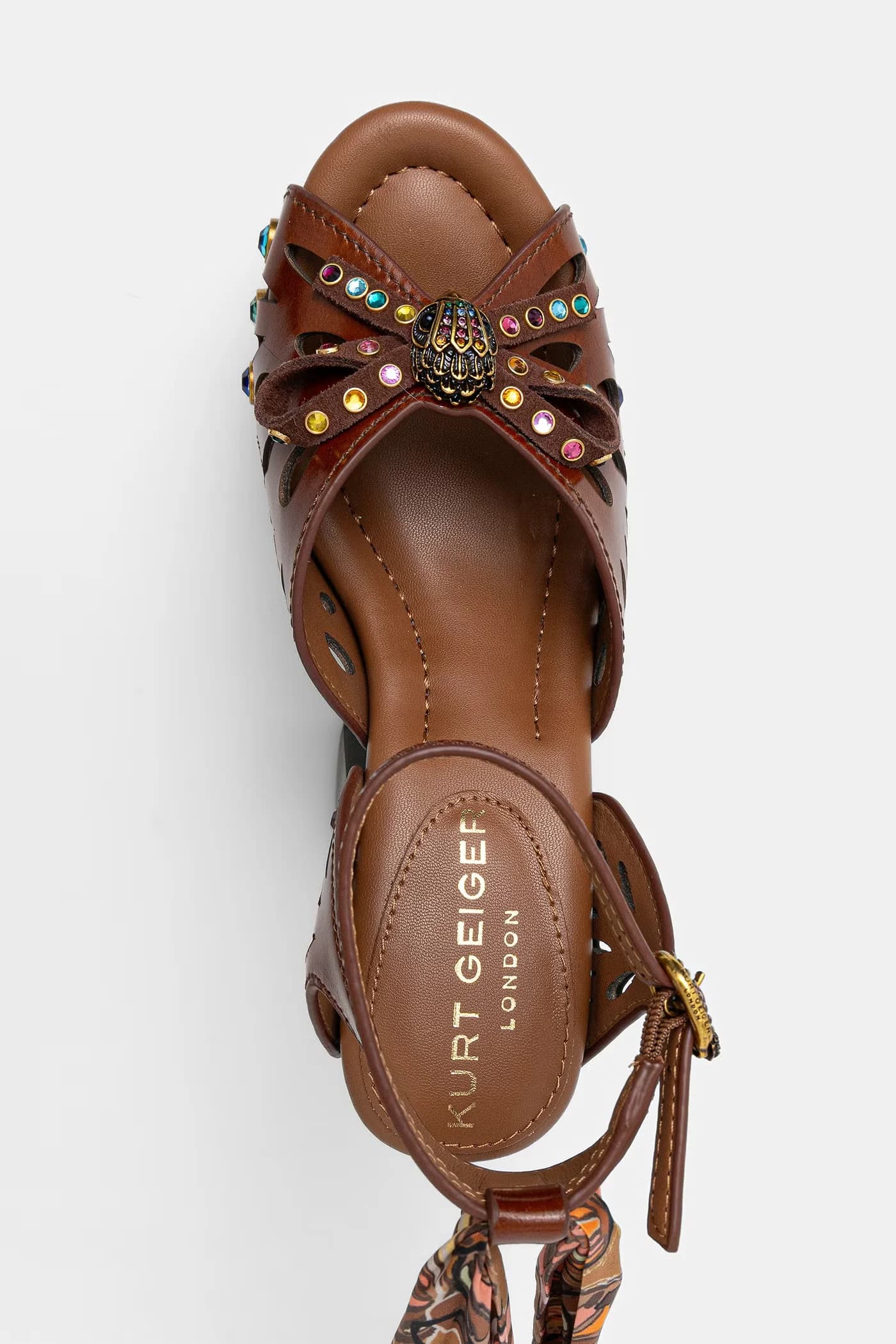 кожаные сандалии Butterfly Platform Sdl - фото 4