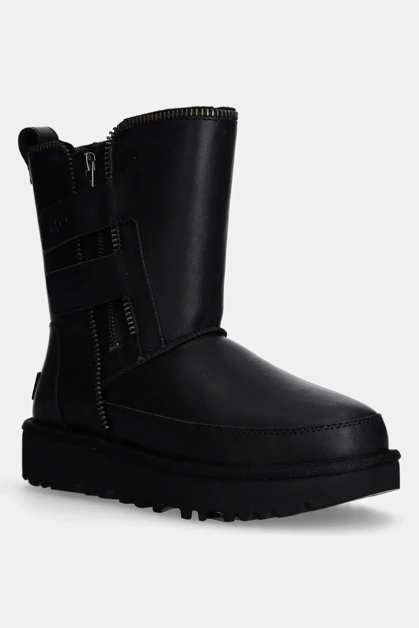 Кожаные зимние ботинки Classic Short Moto Boot
