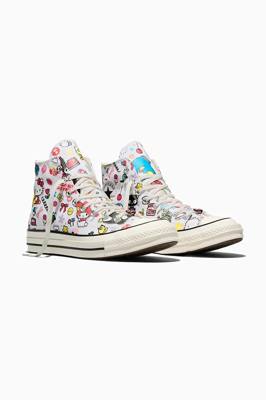 Converse x Hello Kitty Chuck 70 HI женские кроссовки - фото 2