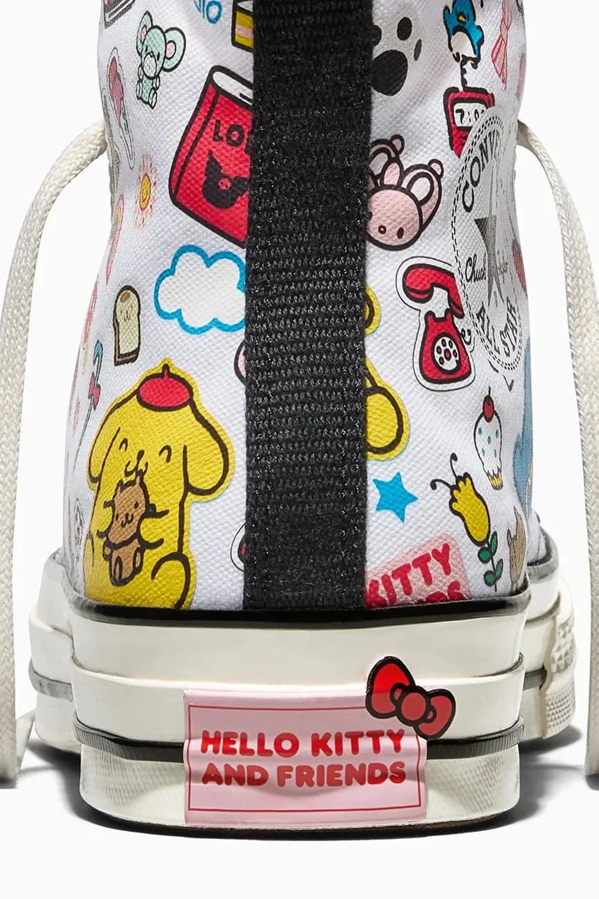 Converse x Hello Kitty Chuck 70 HI женские кроссовки - фото 7