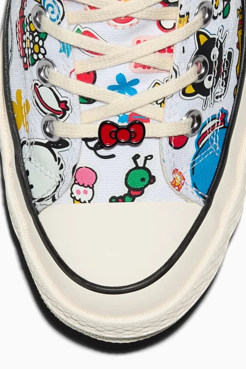 Converse x Hello Kitty Chuck 70 HI женские кроссовки - фото 9
