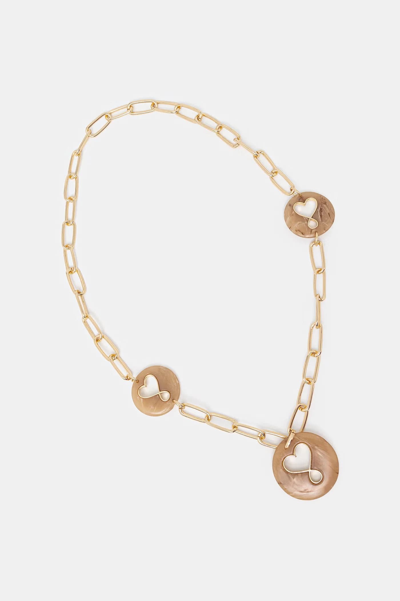 Женское металлическое колье