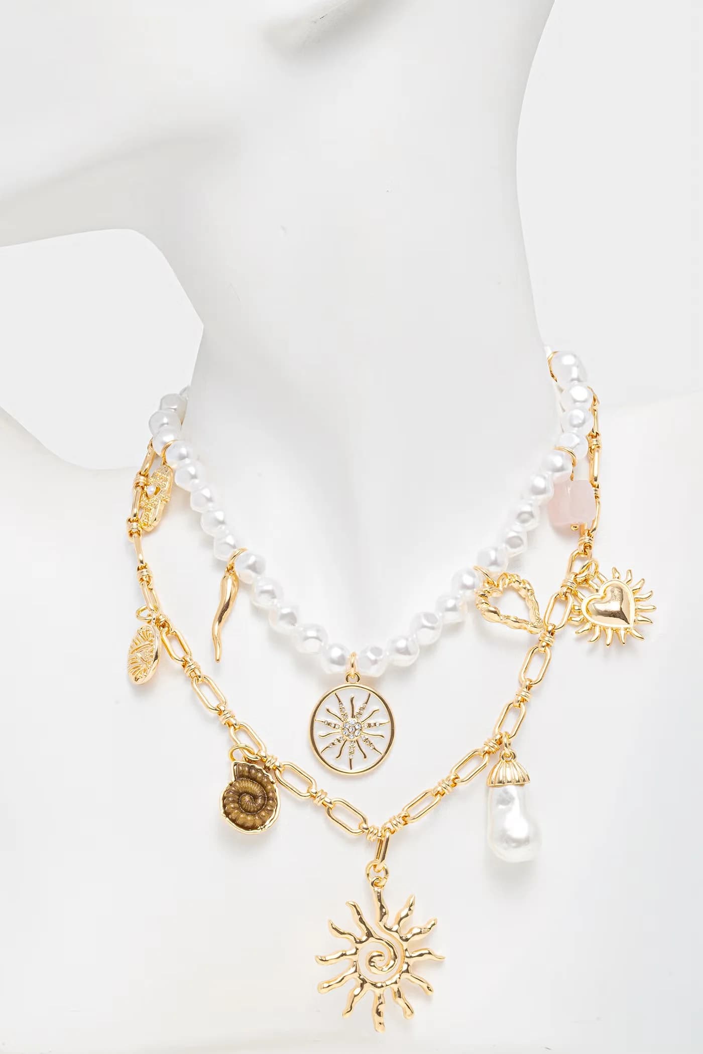 Женское металлическое колье SOLAMOR 2 шт. - фото 5