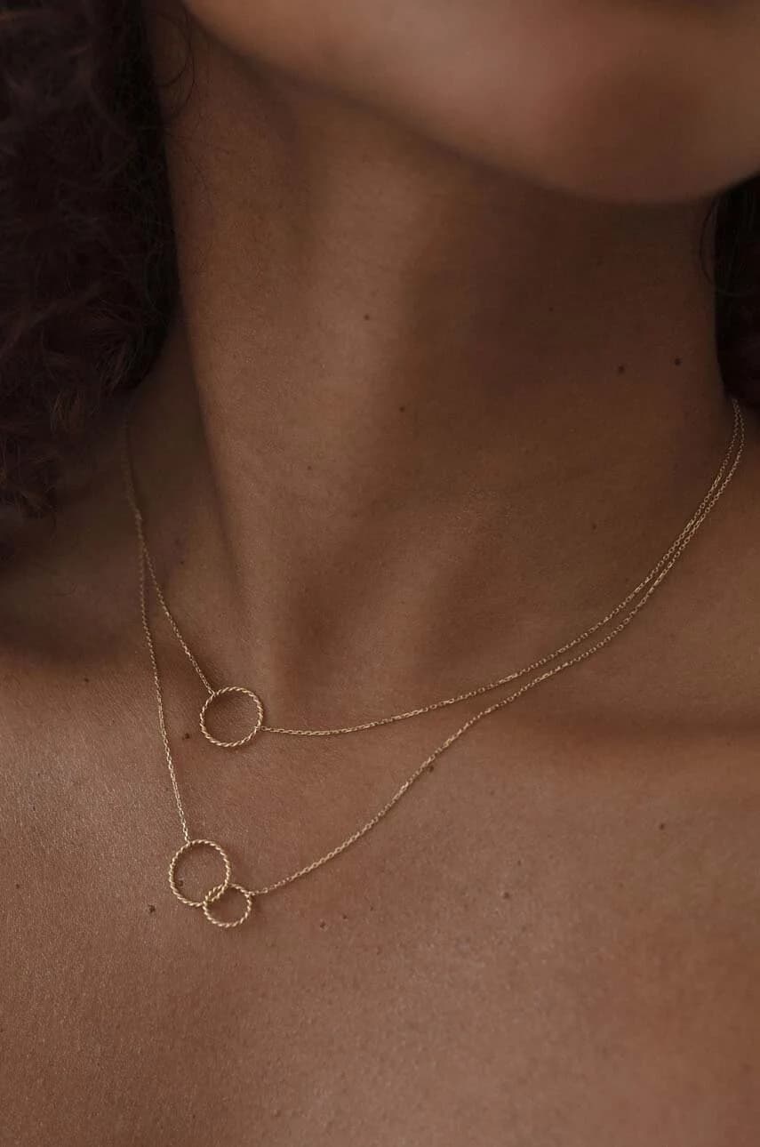 МЯГКОЕ золотое колье - фото 2