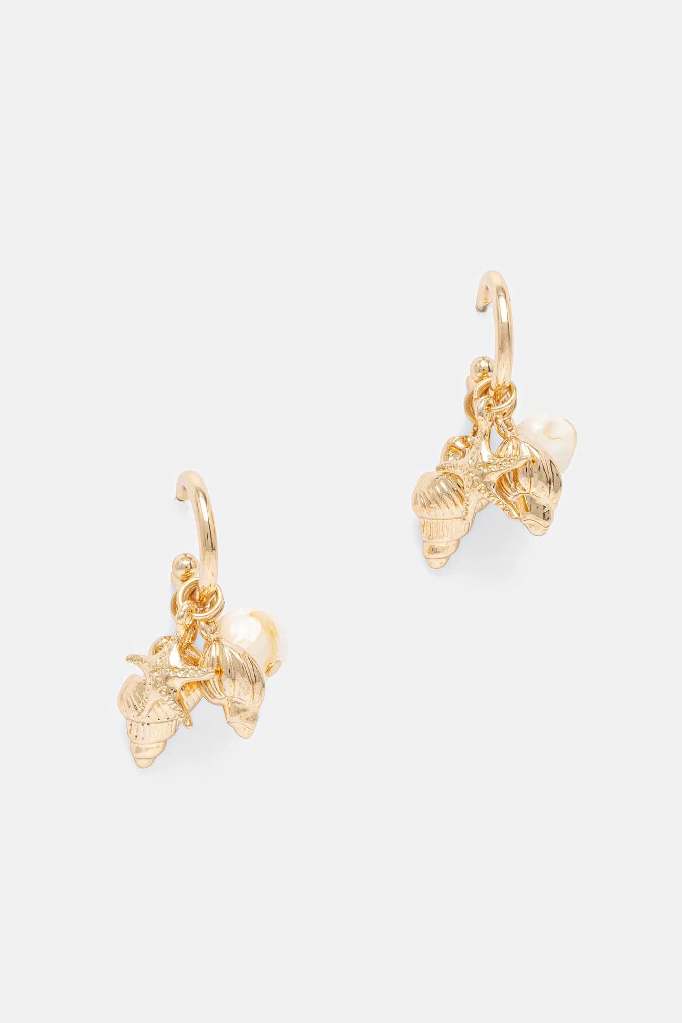 Набор женских металлических сережек SHELLBELLE 6 шт. - фото 7