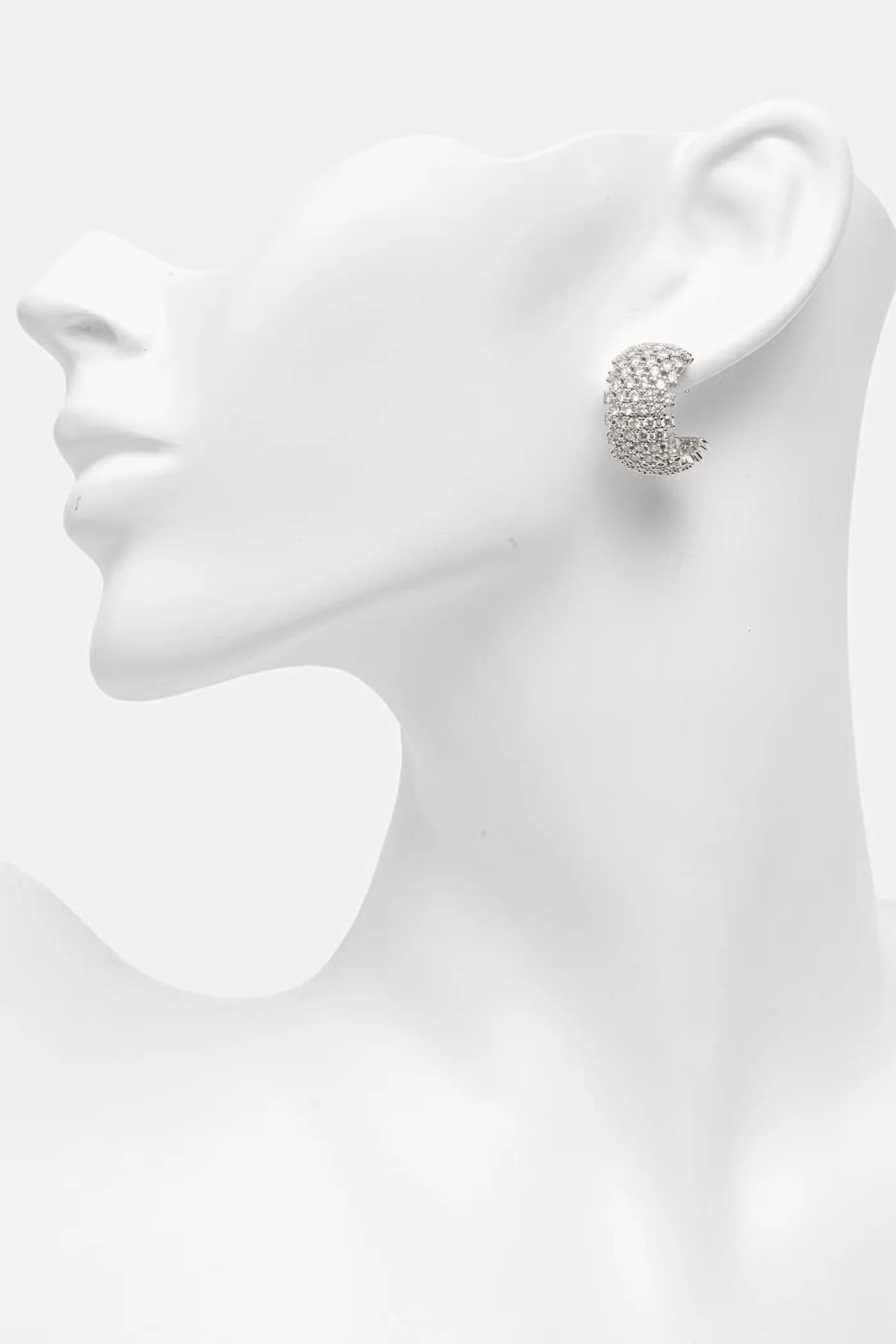 Женские металлические серьги с цирконием CAMMILLE - фото 3