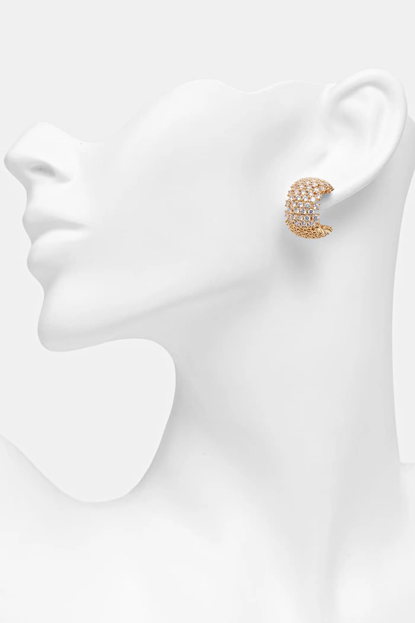 Женские металлические серьги с цирконом CAMMILLE - фото 3