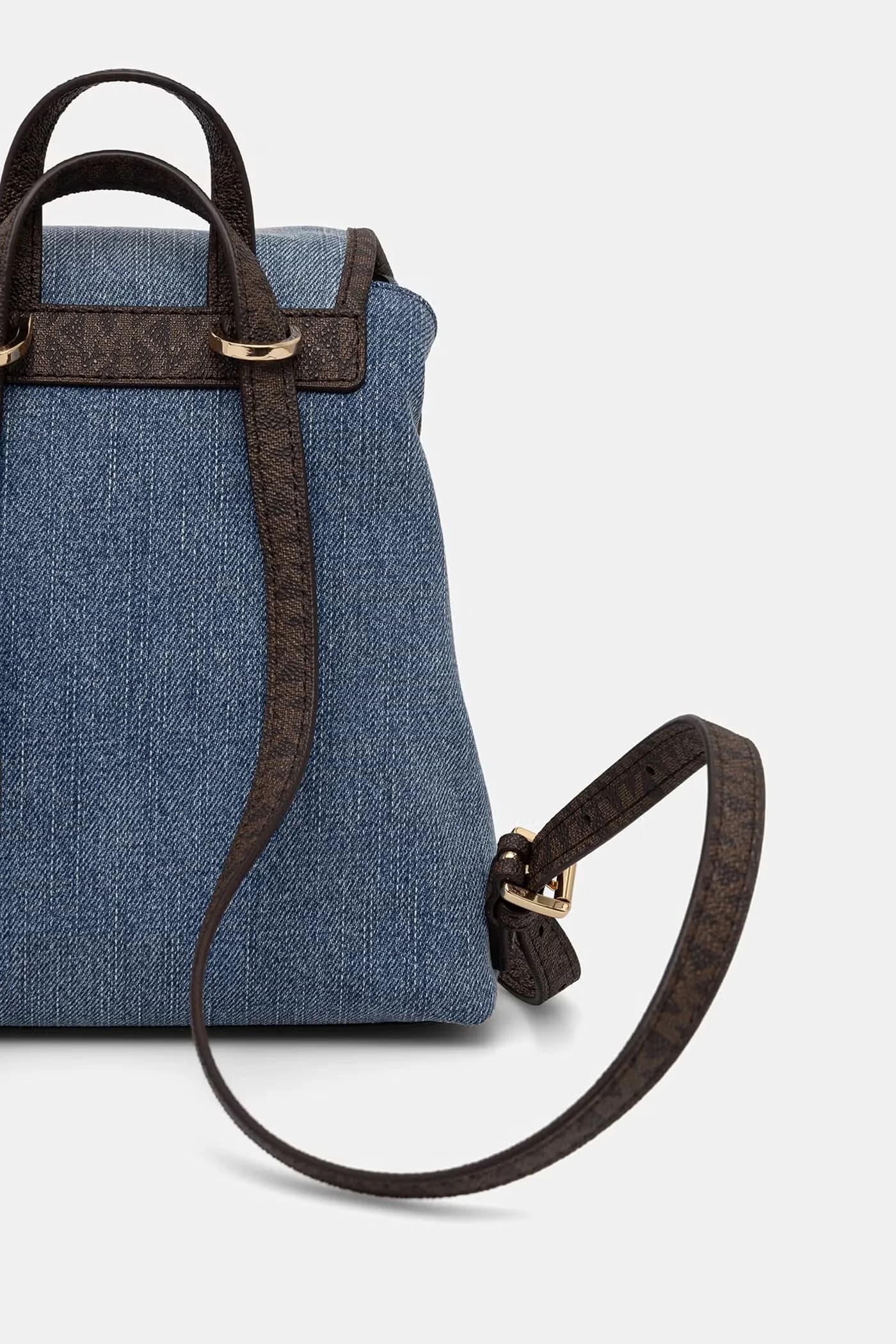 Женский джинсовый городской рюкзак - фото 3