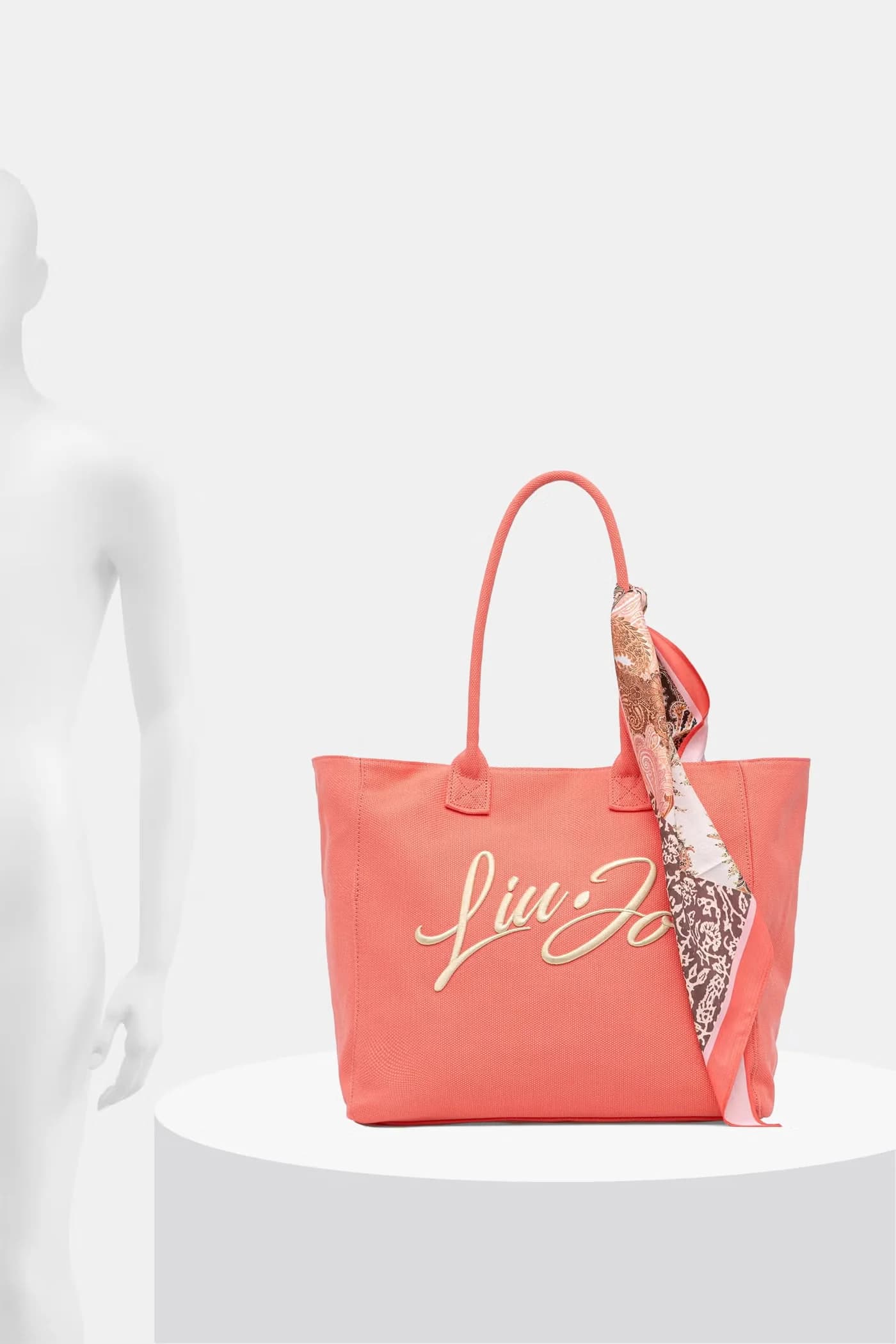 Женская сумка-шоппер из хлопка - фото 6