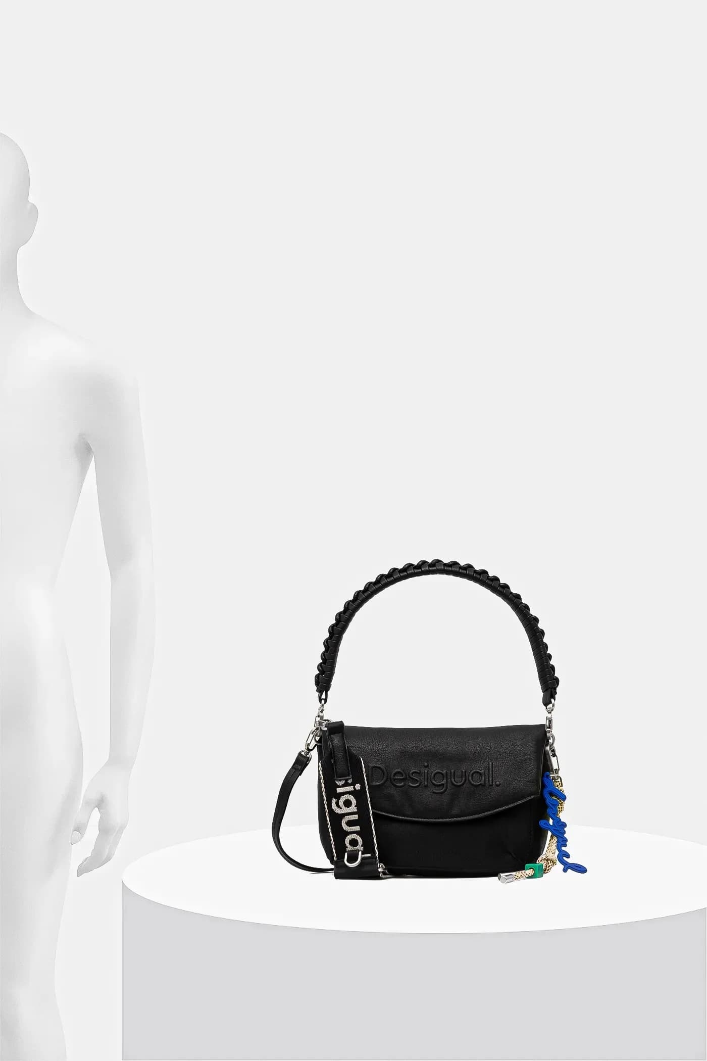 Сумочка HALF LOGO TROKEL BLA - фото 6