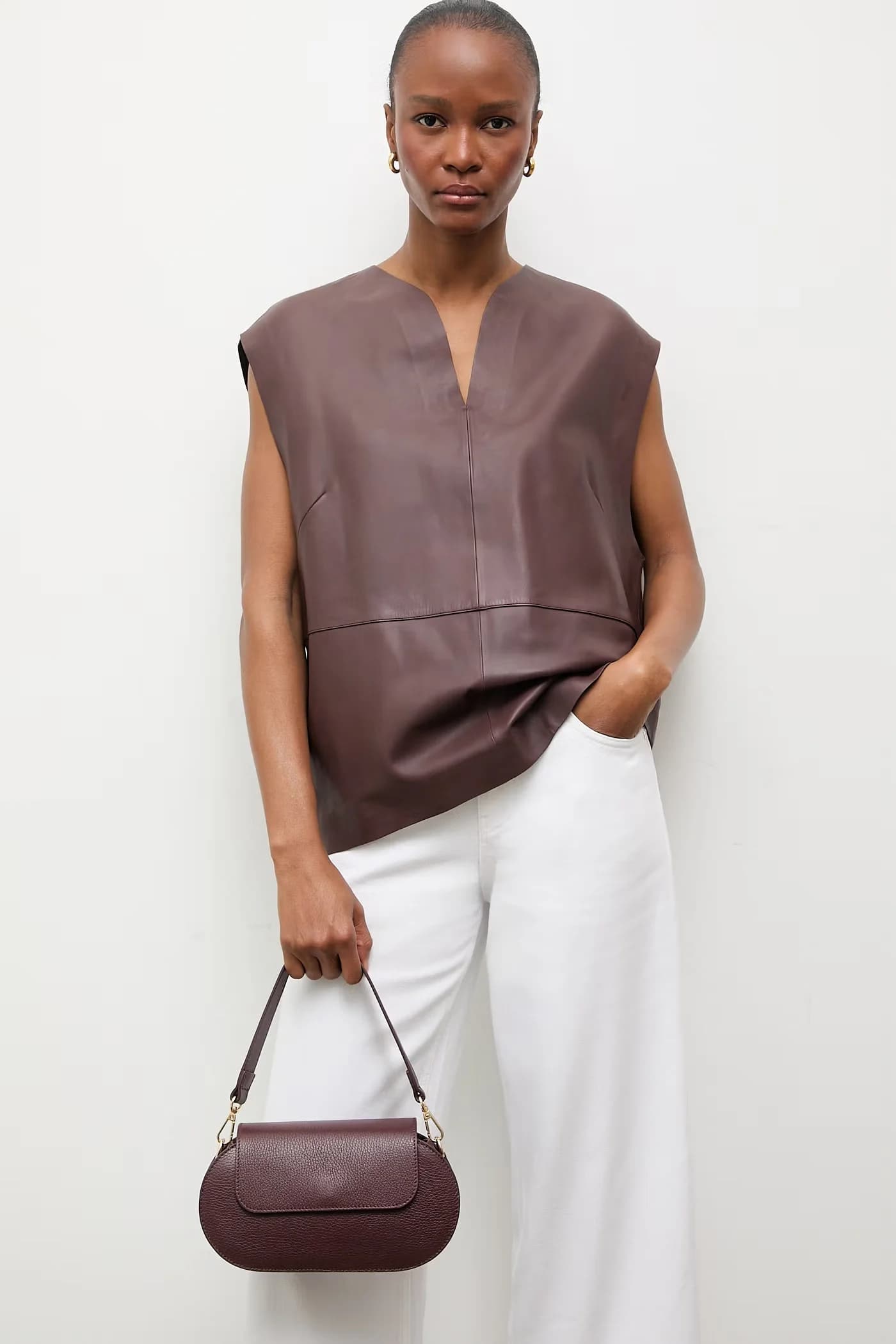 Кожаная сумка из коллекции Unscripted. - фото 7