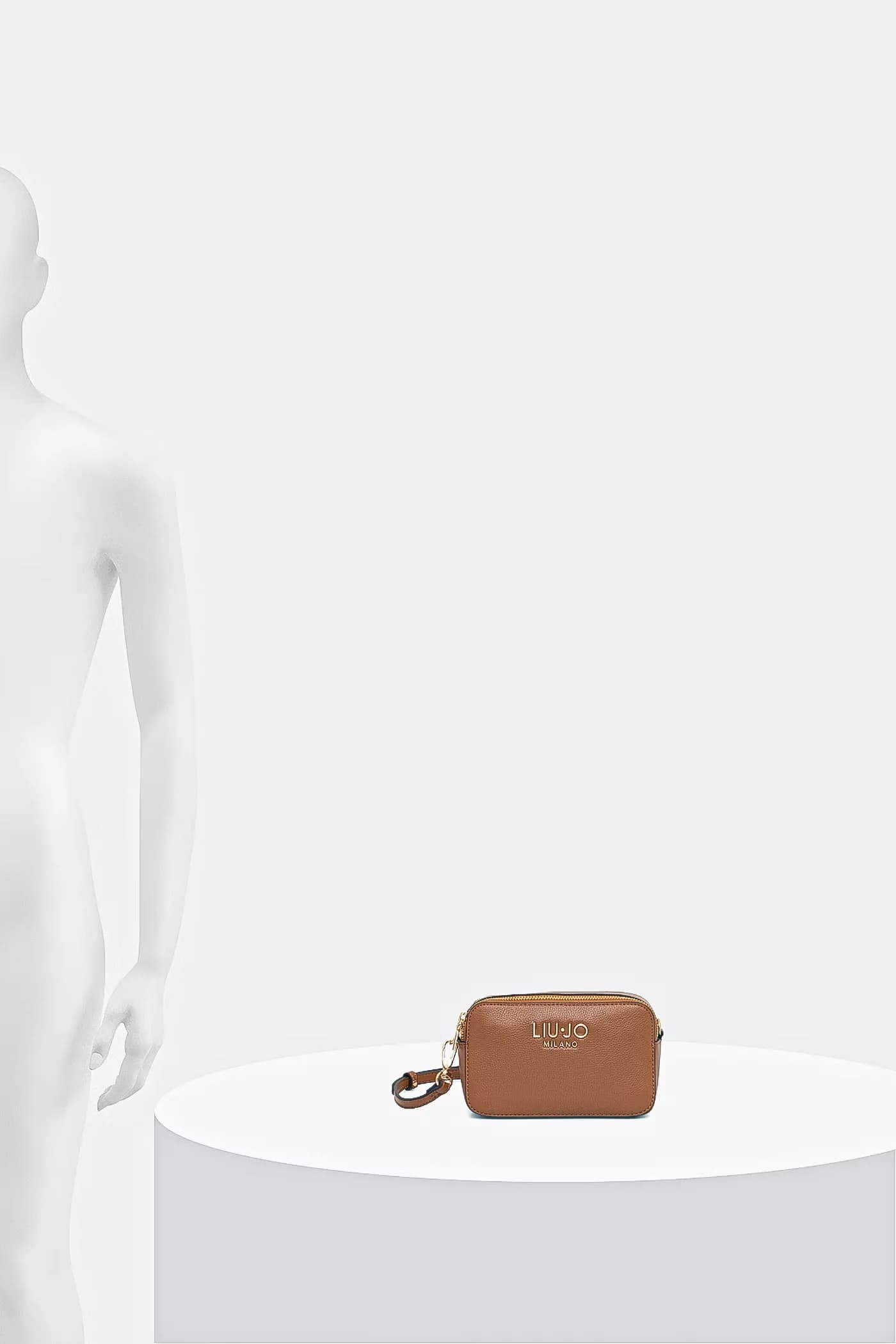 Женская сумка через плечо из искусственной кожи. - фото 6