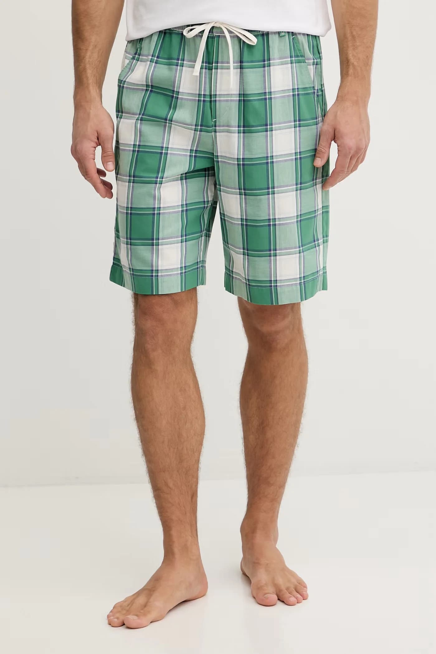 Мужские хлопковые пижамные шорты