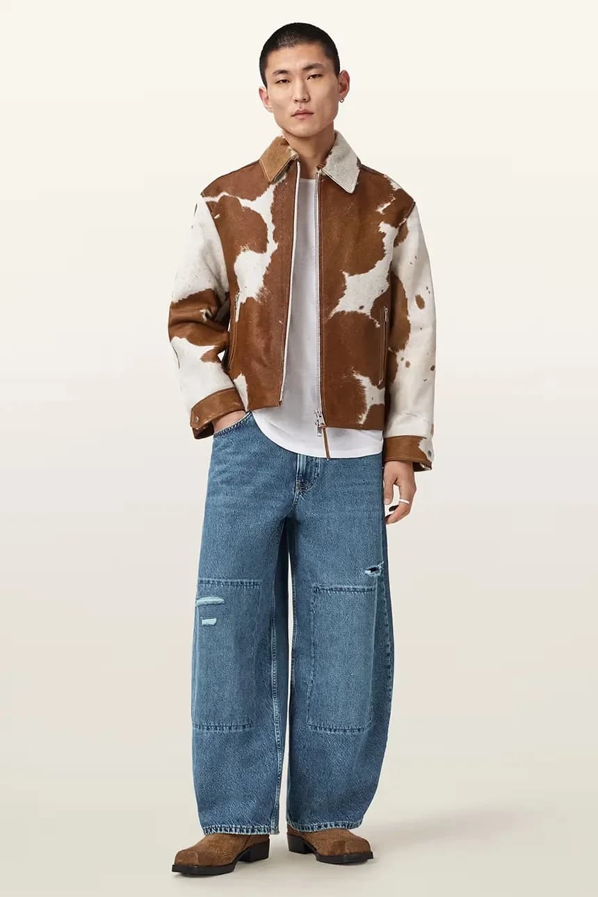 Мужские джинсы-бочонки BARREL SLOUCH - фото 3