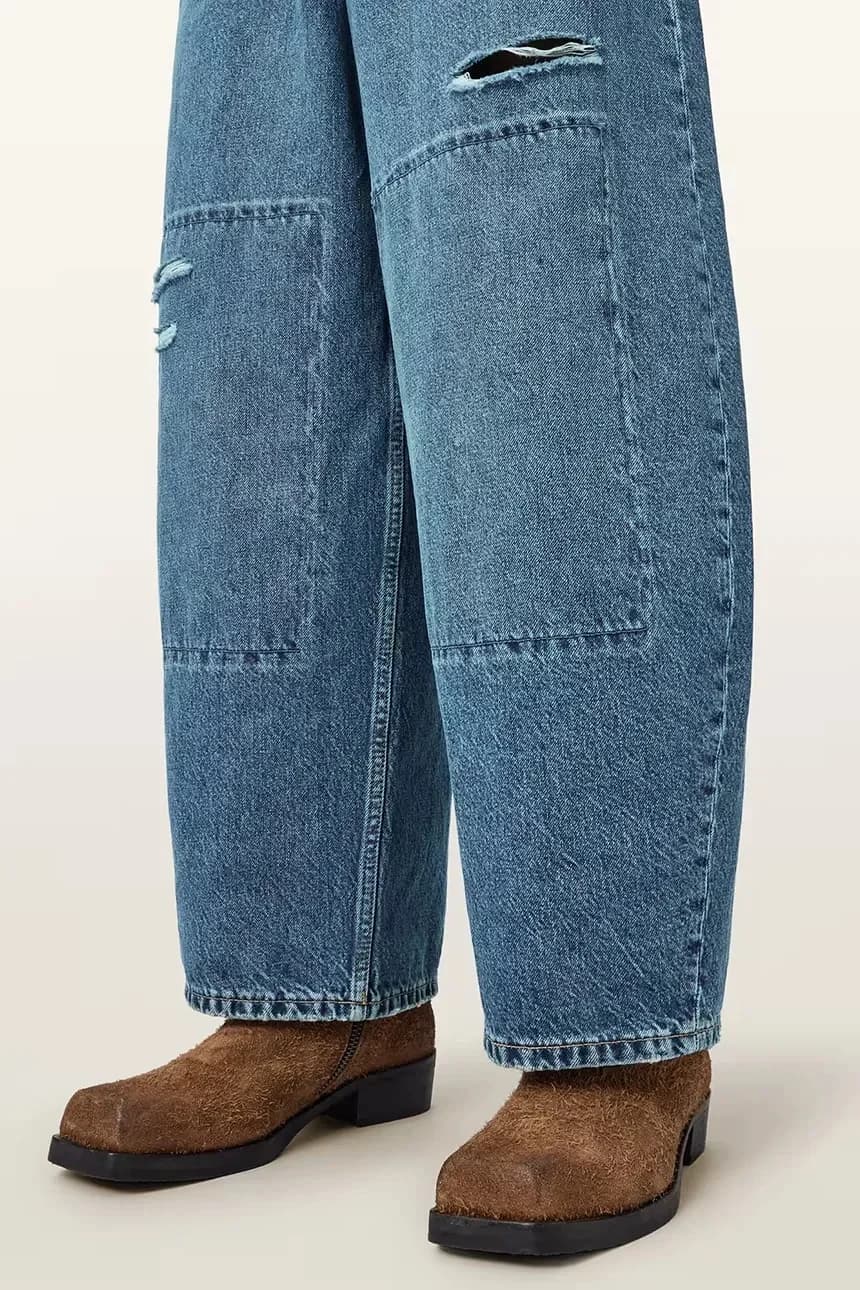 Мужские джинсы-бочонки BARREL SLOUCH - фото 4