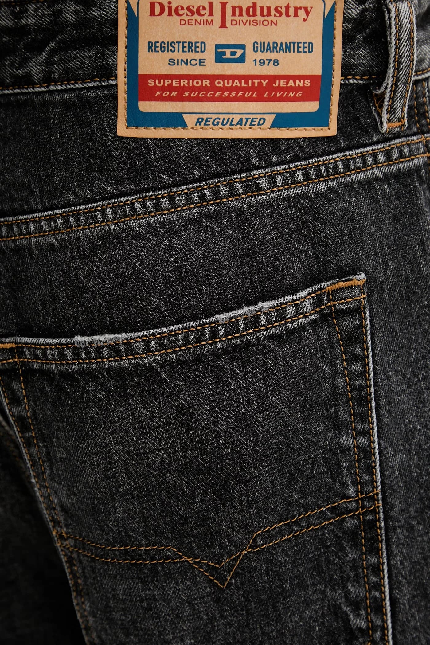 Мужские джинсы свободного кроя D-RISEL L.32 - фото 4