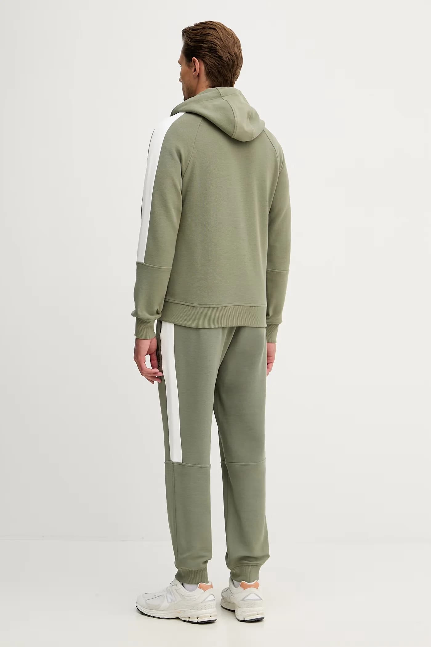 Мужской спортивный костюм из хлопка с эластаном - фото 4