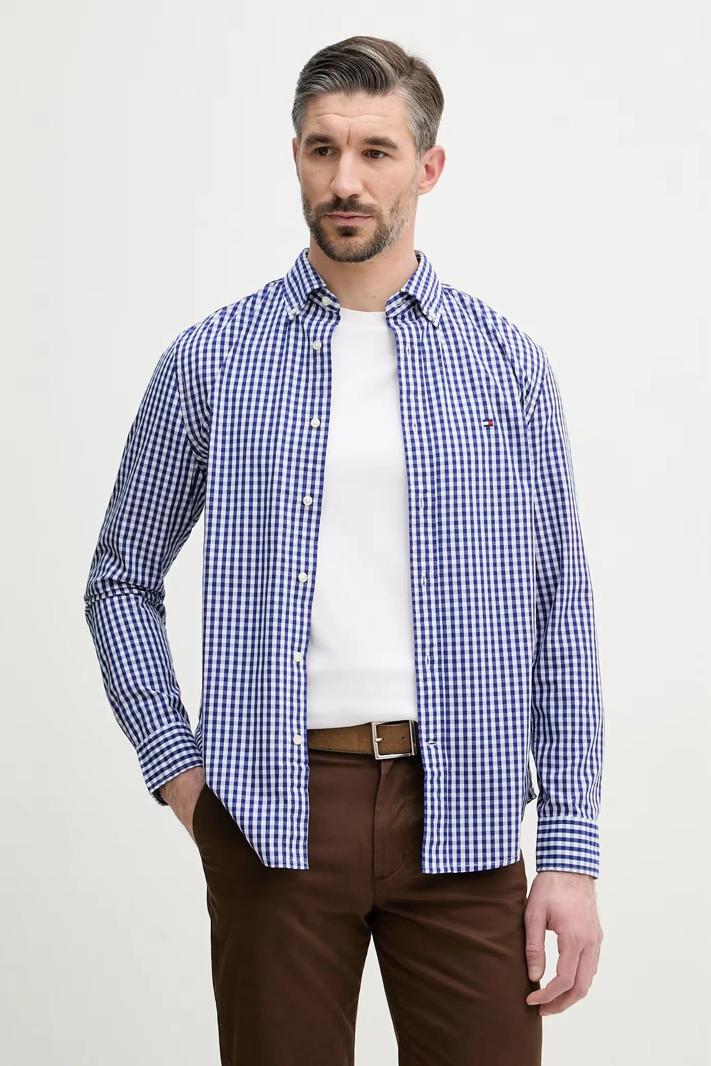 Мужская хлопковая рубашка