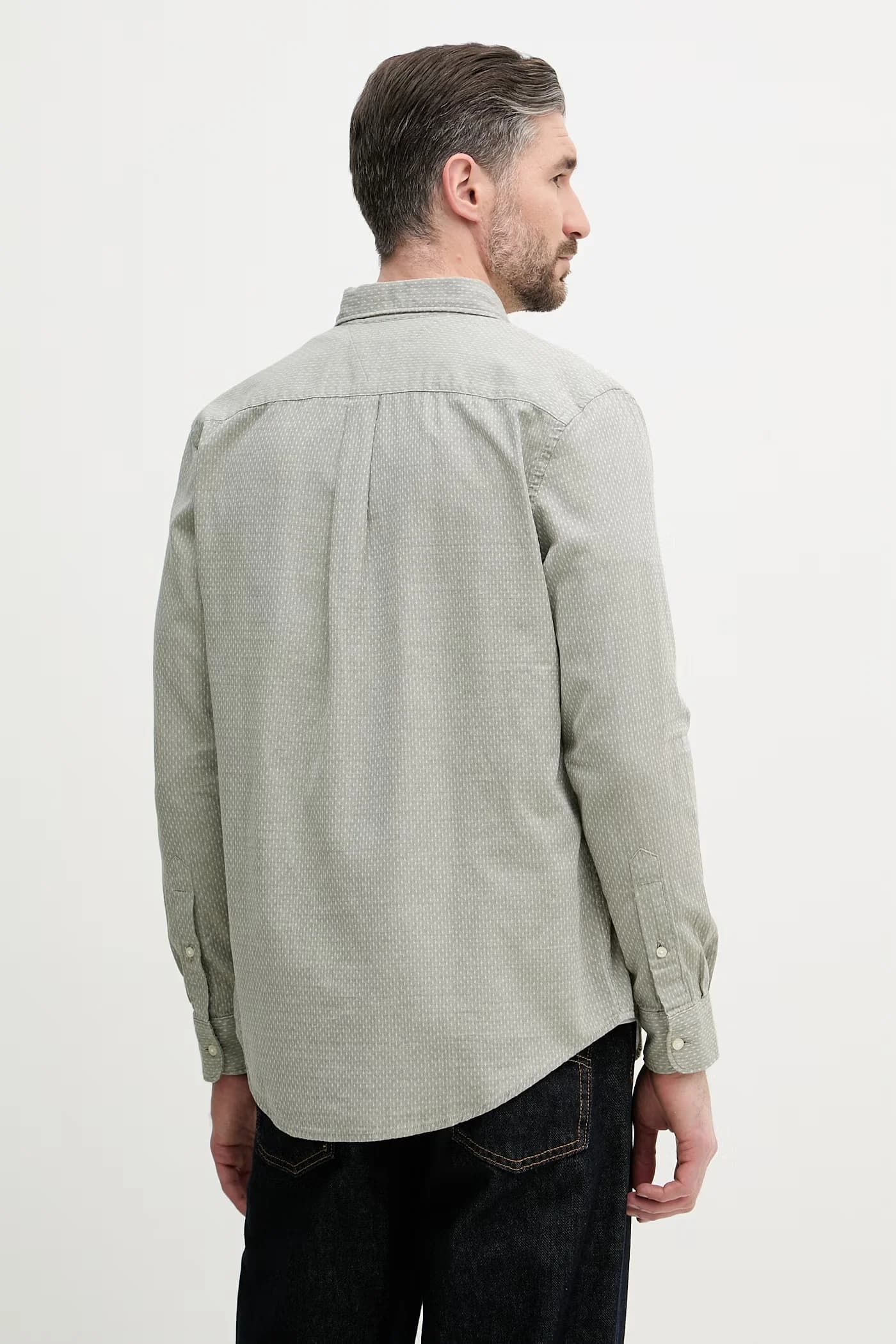 Мужская хлопковая рубашка - фото 3