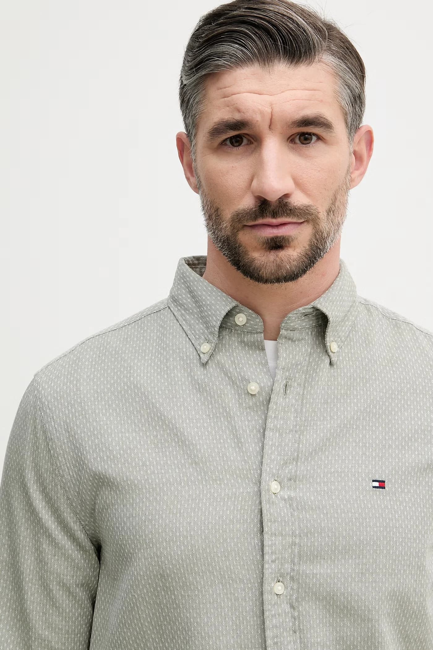 Мужская хлопковая рубашка - фото 4