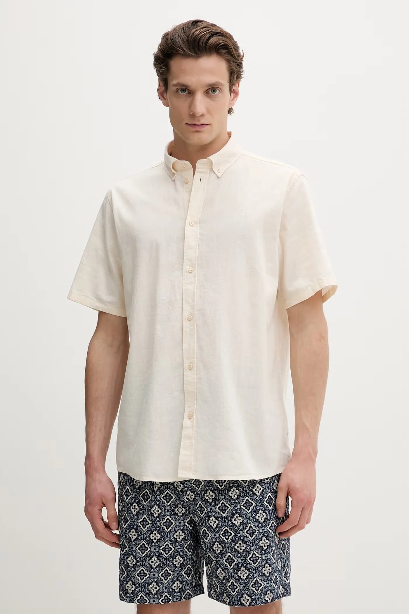 Мужская льняная рубашка Конрад