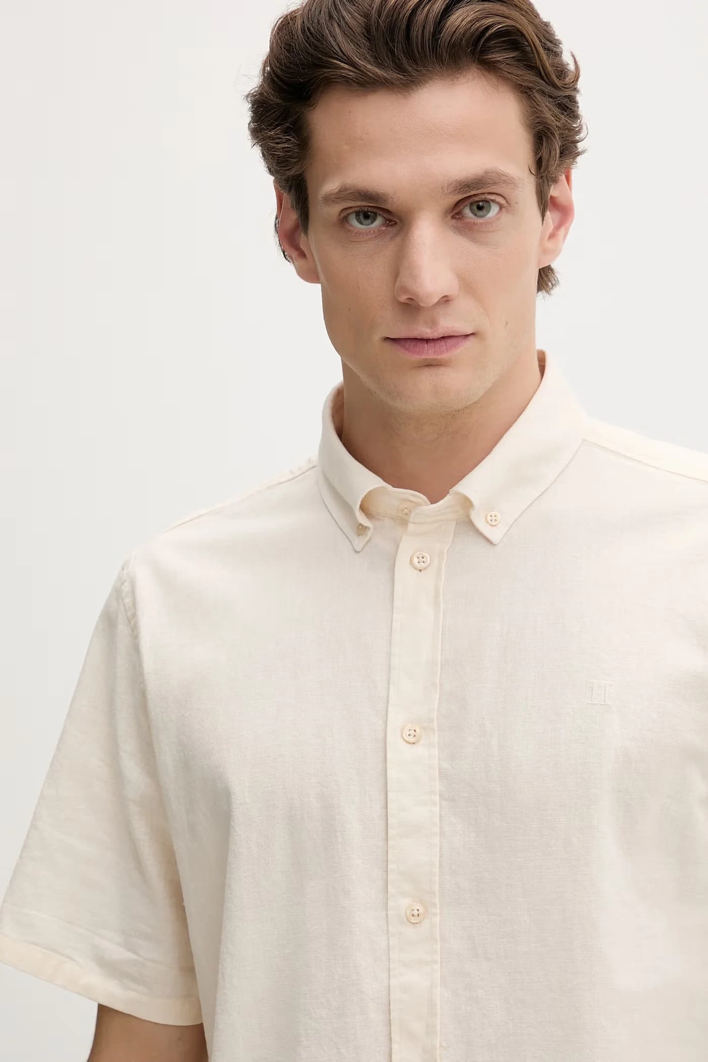 Мужская льняная рубашка Конрад - фото 4