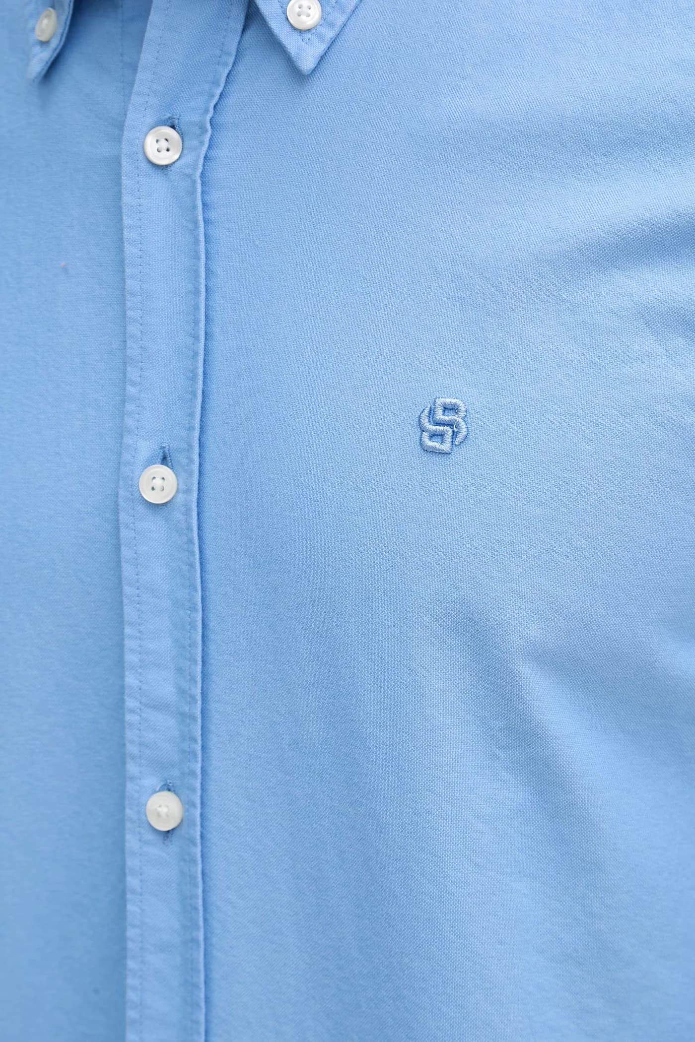 ROAN мужская хлопковая оксфордская рубашка - фото 5