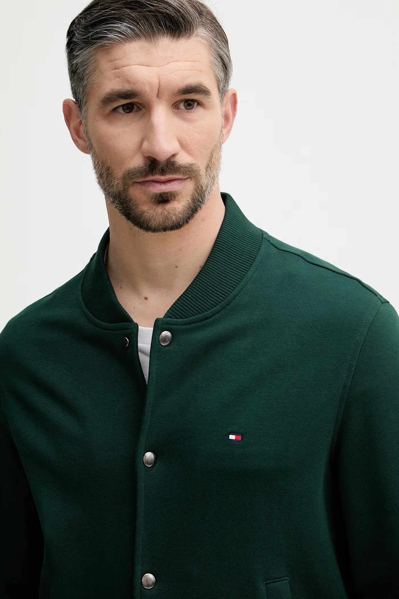 Мужской бомбер из хлопка - фото 4