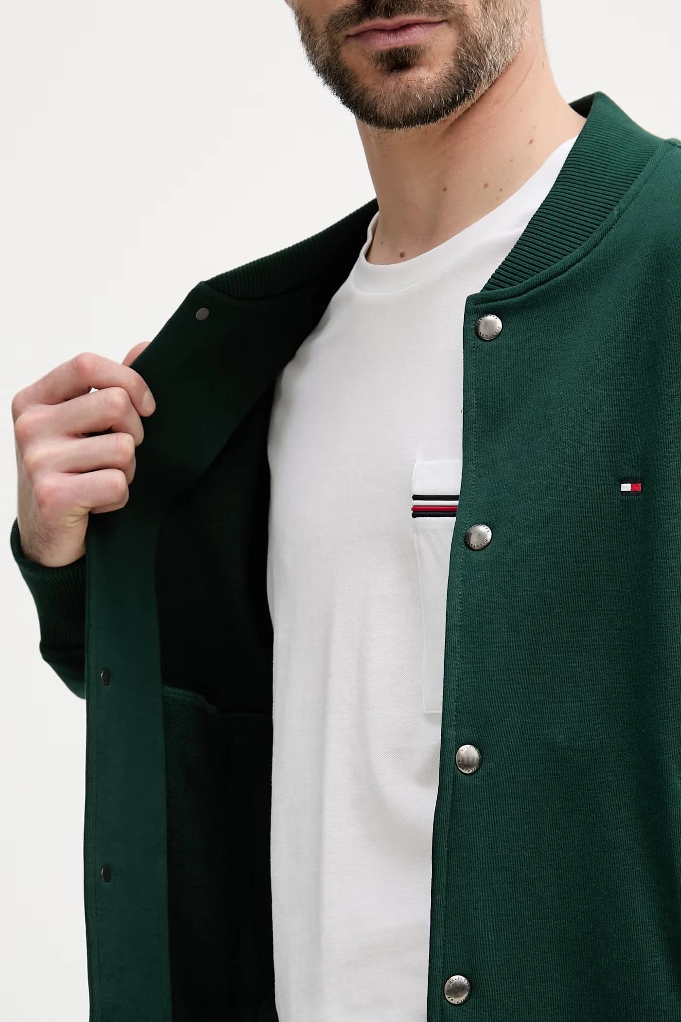 Мужской бомбер из хлопка - фото 6