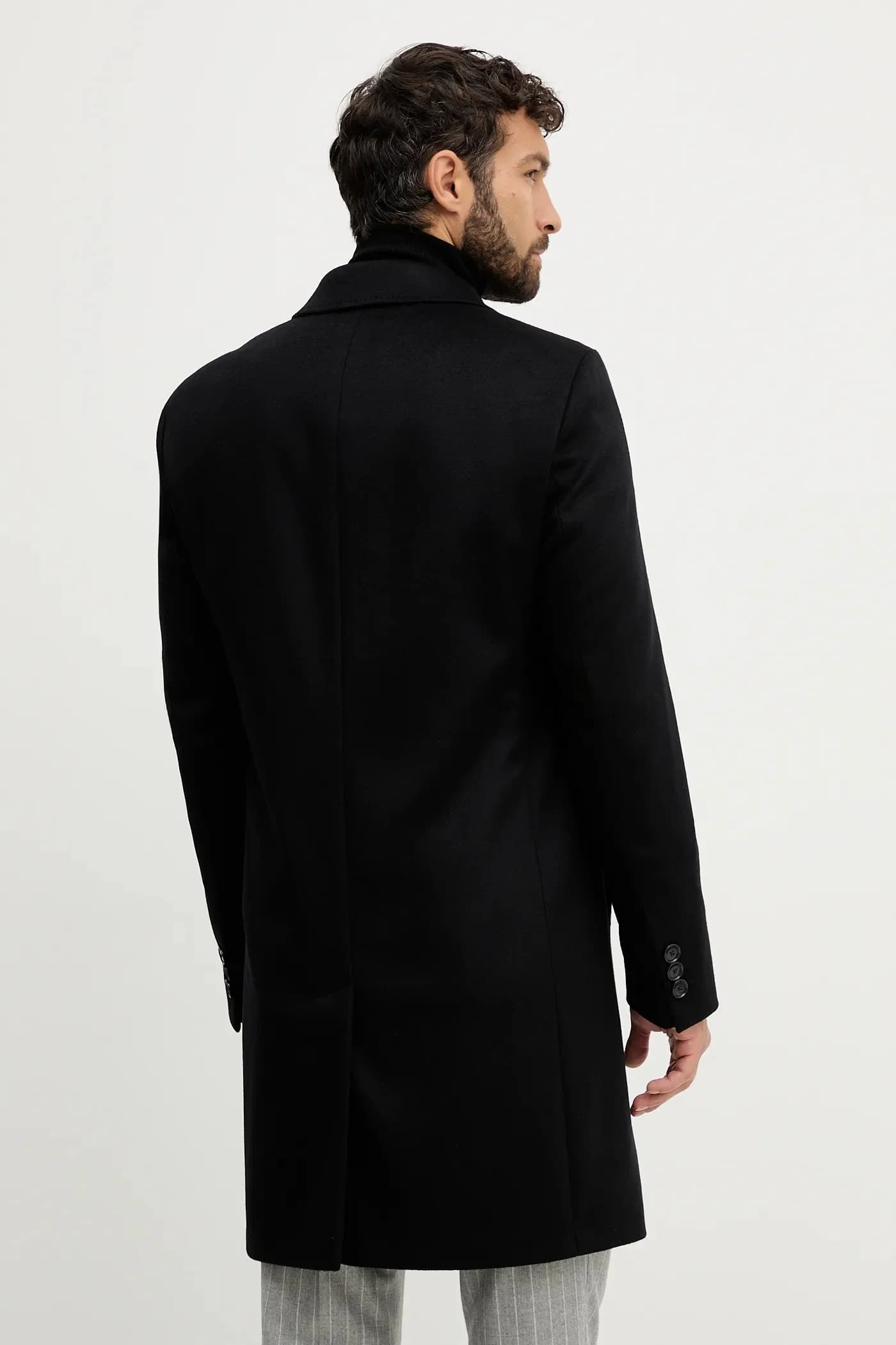 Шерстяное пальто H-Hyde-254 - фото 3