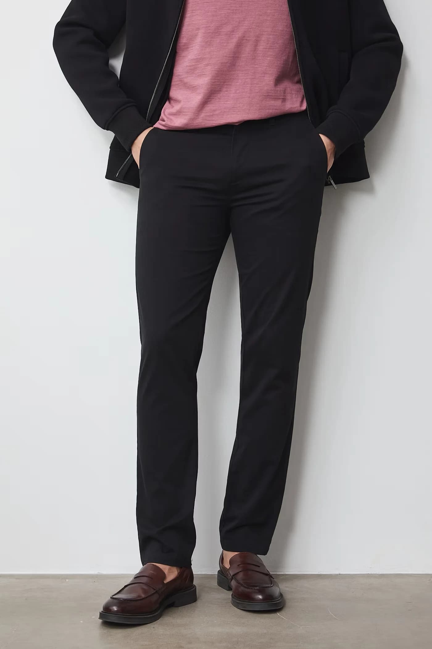 Мужские чиносы из хлопка с эластаном - фото 2