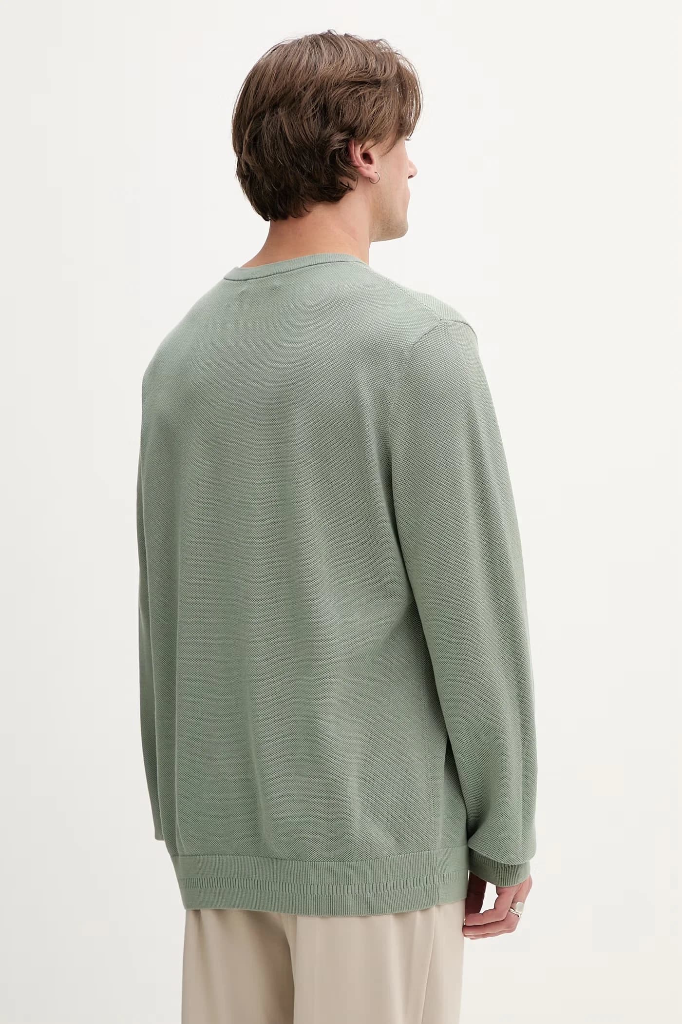 Хлопковый свитер - фото 3